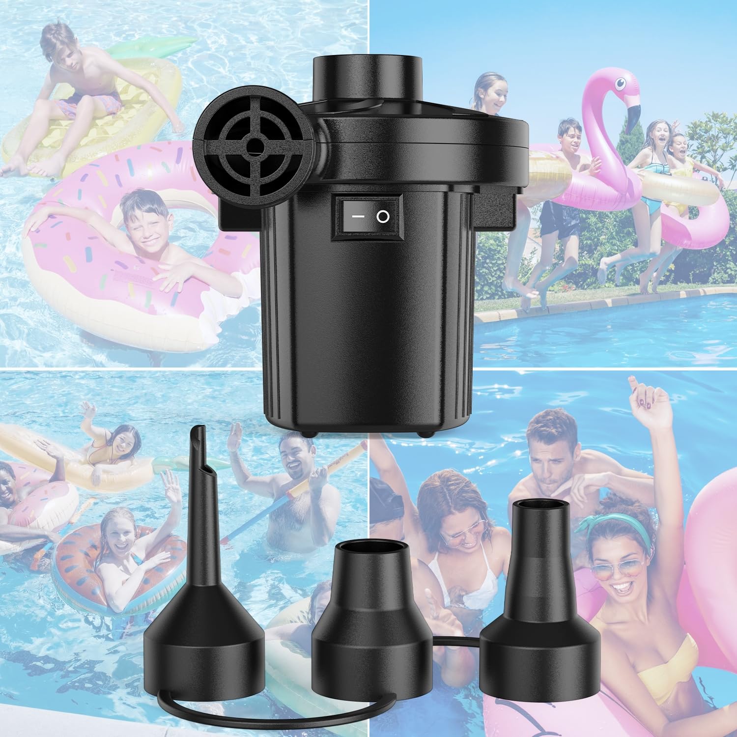 Motorenbau Electric Air Pump for Inflatables,Portable Quick-Fill Air P - View 8