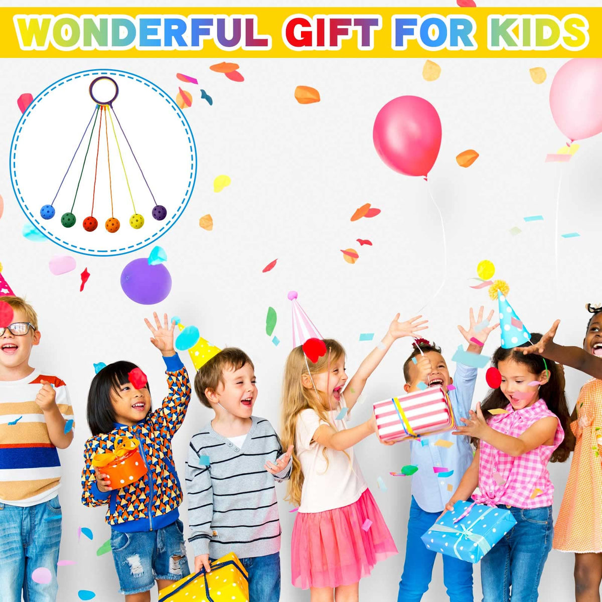 Ankle Skip Ball Toys for Kids Jumper Exercise Equipment - Glimin Official Imagery - 8