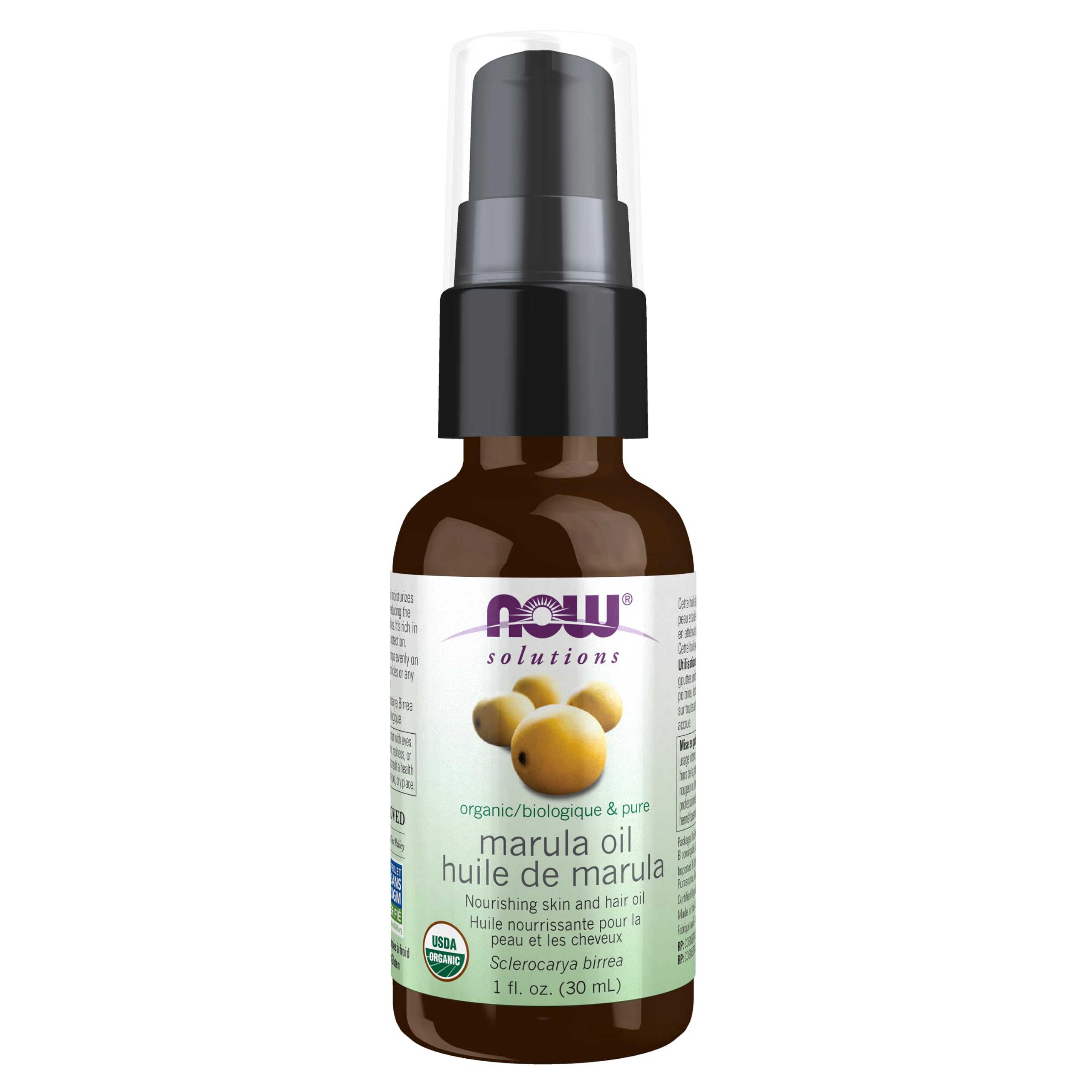 NOW Foods Solutions, Organic Marula Oil, Skin Hydrating and Nourishing, 100% - NOW Foods Official Product View 2