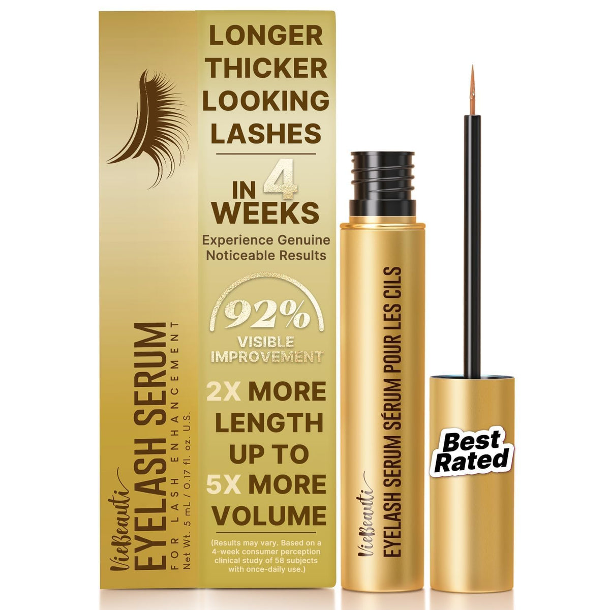 VieBeauti EyeLash Growth Serum for Longer Fuller Thicker - VieBeauti Official Imagery - 7
