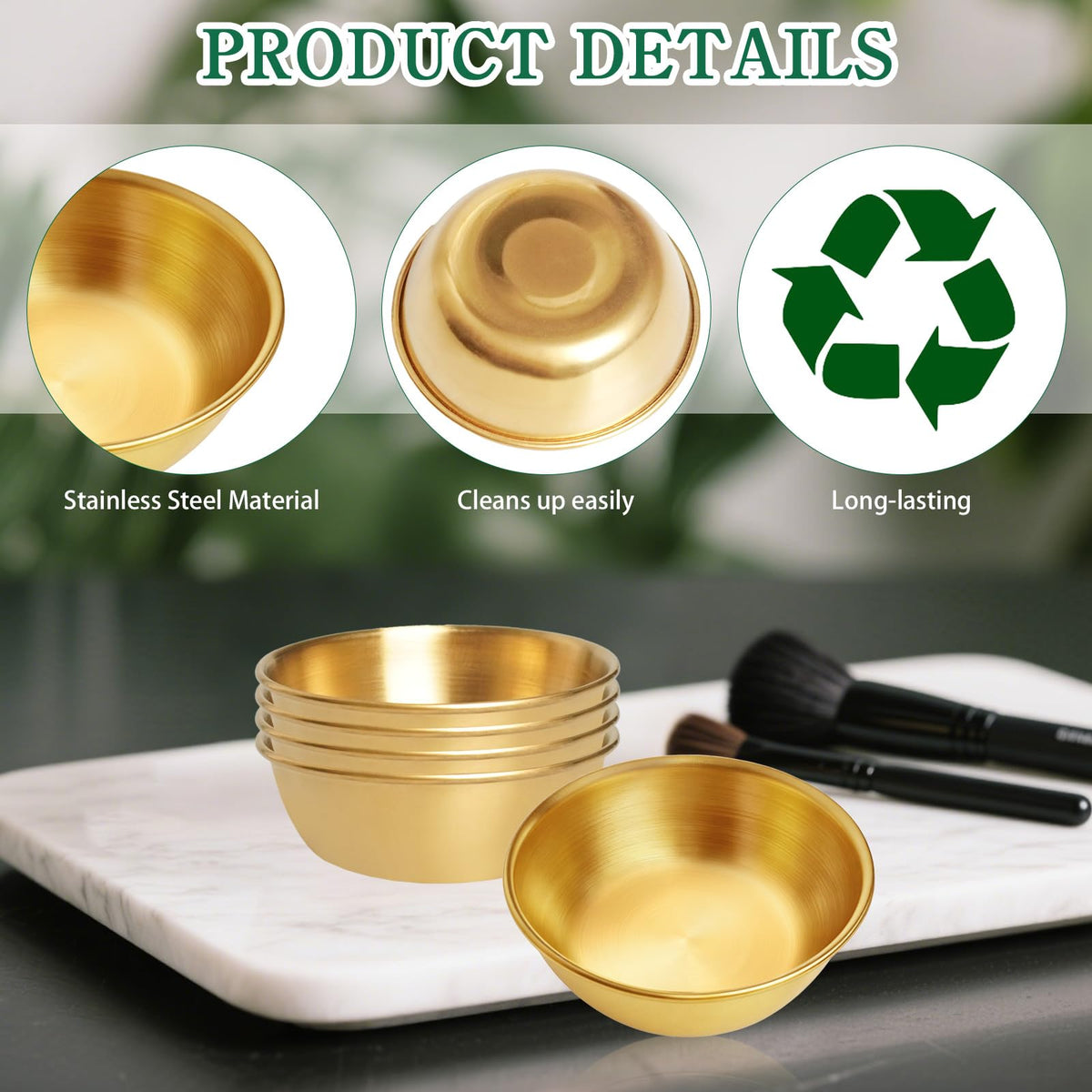 30 Pcs 3 23 In DIY Face Mask Mixing Bowl Cosmetic Beauty - CONEHOY Official Imagery - 5