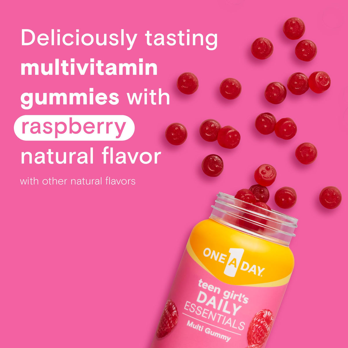 One A Day Teen Girl s Daily Essentials Multivitamin Gummies - ONE A DAY Official Imagery - 7