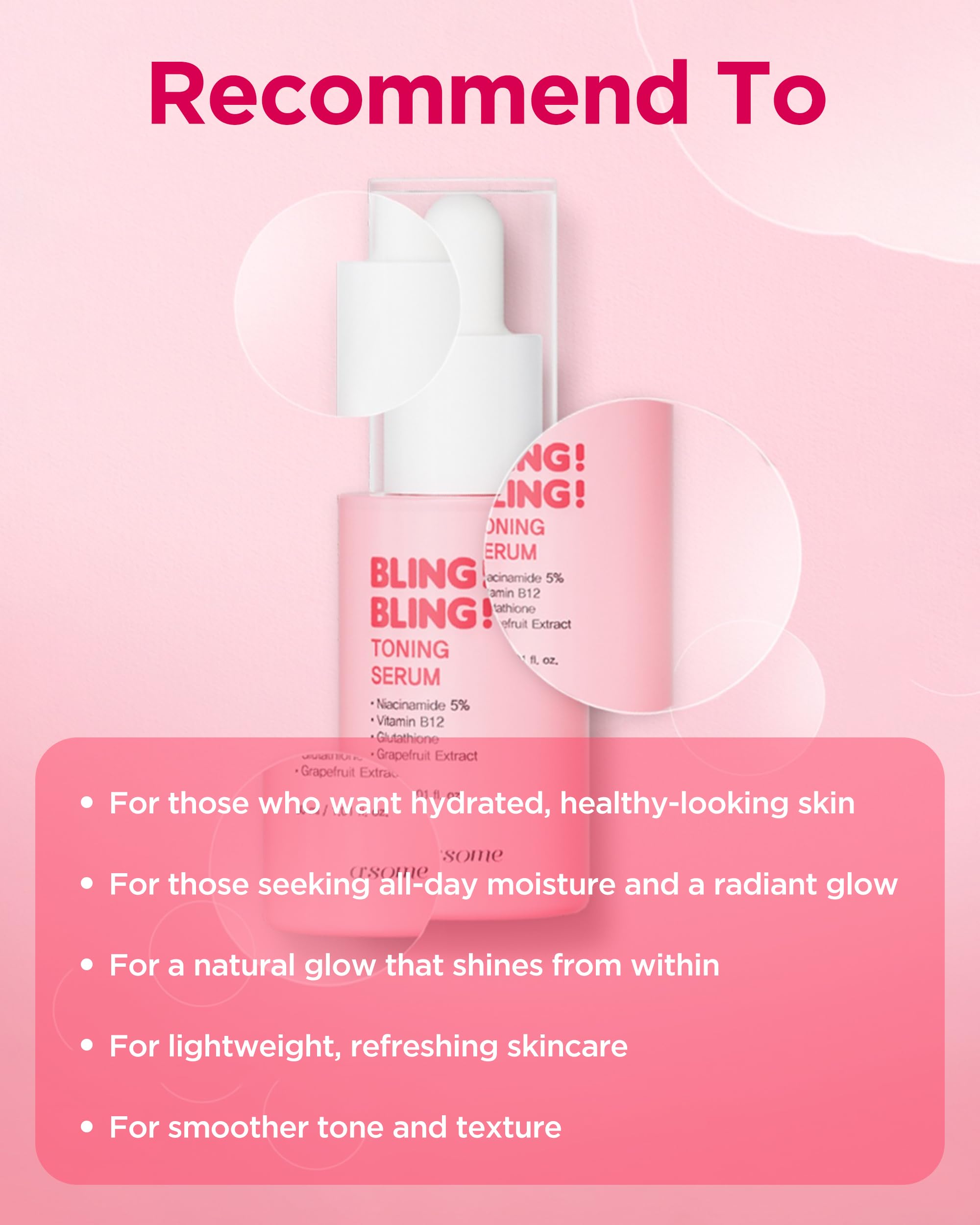 A'SOME Bling Bling Toning Serum Korean Advanced Facial Serum - SAIMDANG