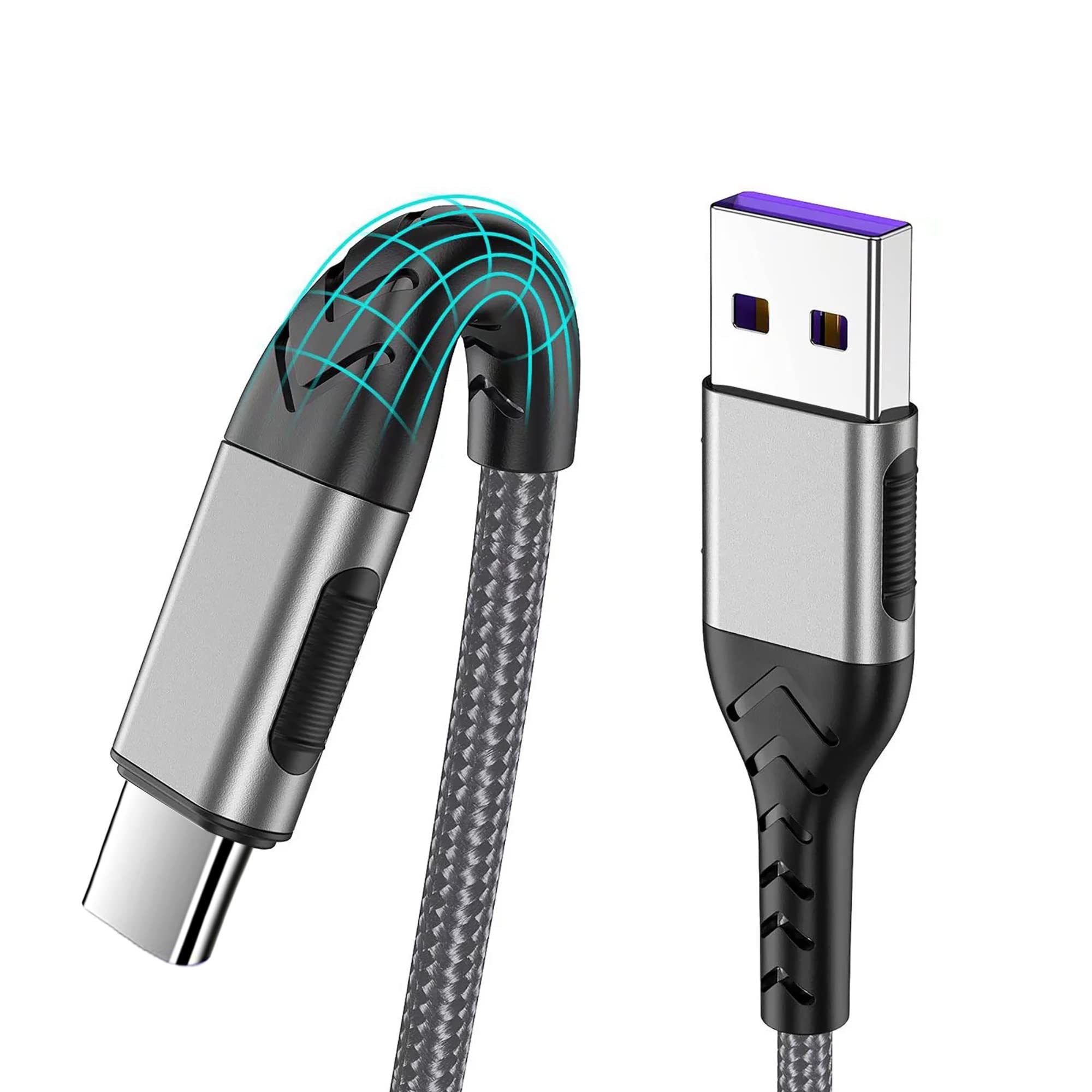 Durcord 10ft USB-C Cable 2-Pack – Braided Fast Charging