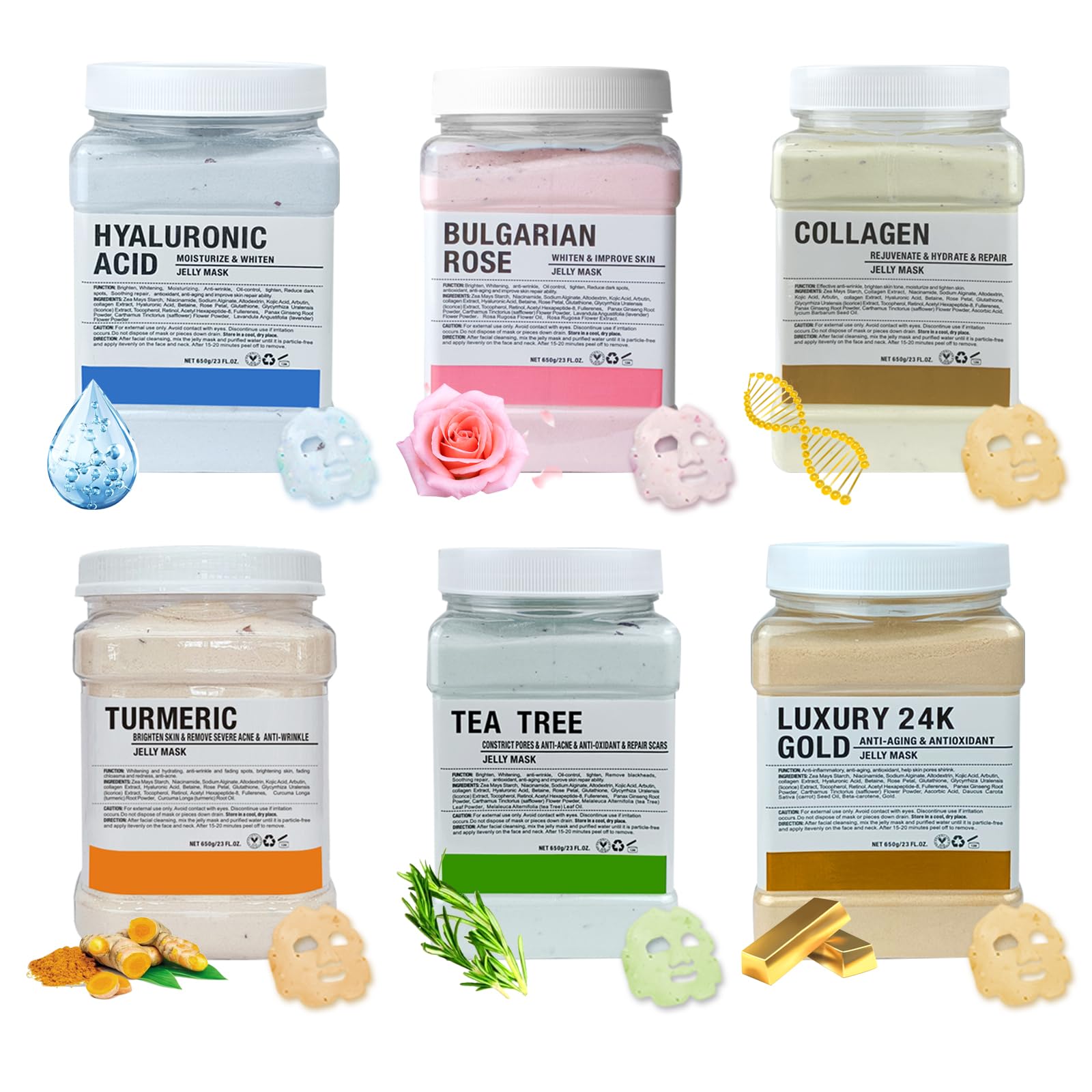Jelly Mask for Facials Professional, Hydrating &amp; - Angeland