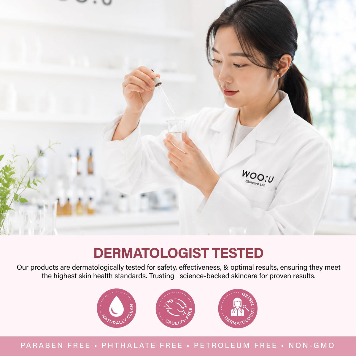 WOO U Korean Skin Care PDRN Collagen Milky Serum Glass Dewy - WOO:U Official Imagery - 8