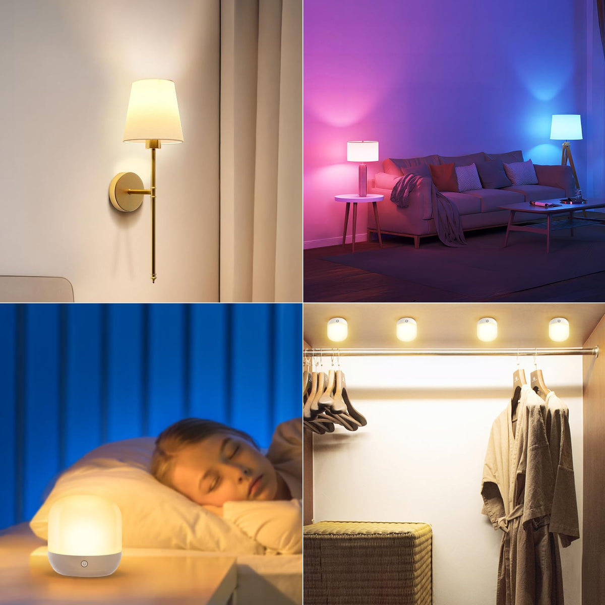 Rechargeable Battery Operated Light Bulb Set with 3 in 1 - Yochoice Official Imagery - 8