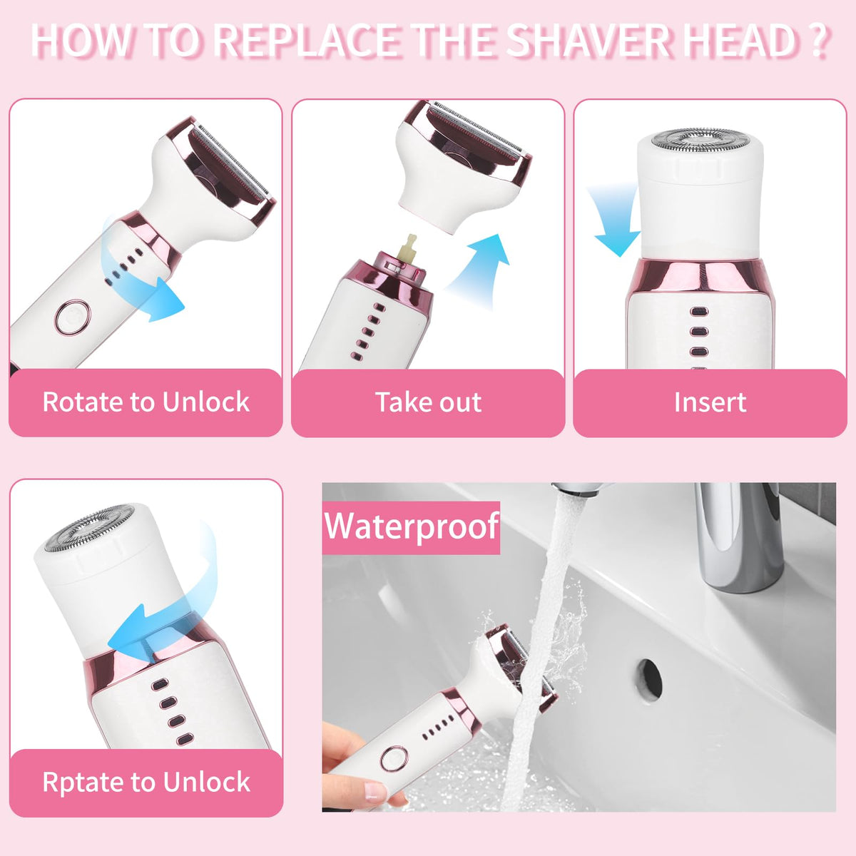 Nose Ear Hair Trimmer with LED Display for Men and Women - Beanify Official Imagery - 7