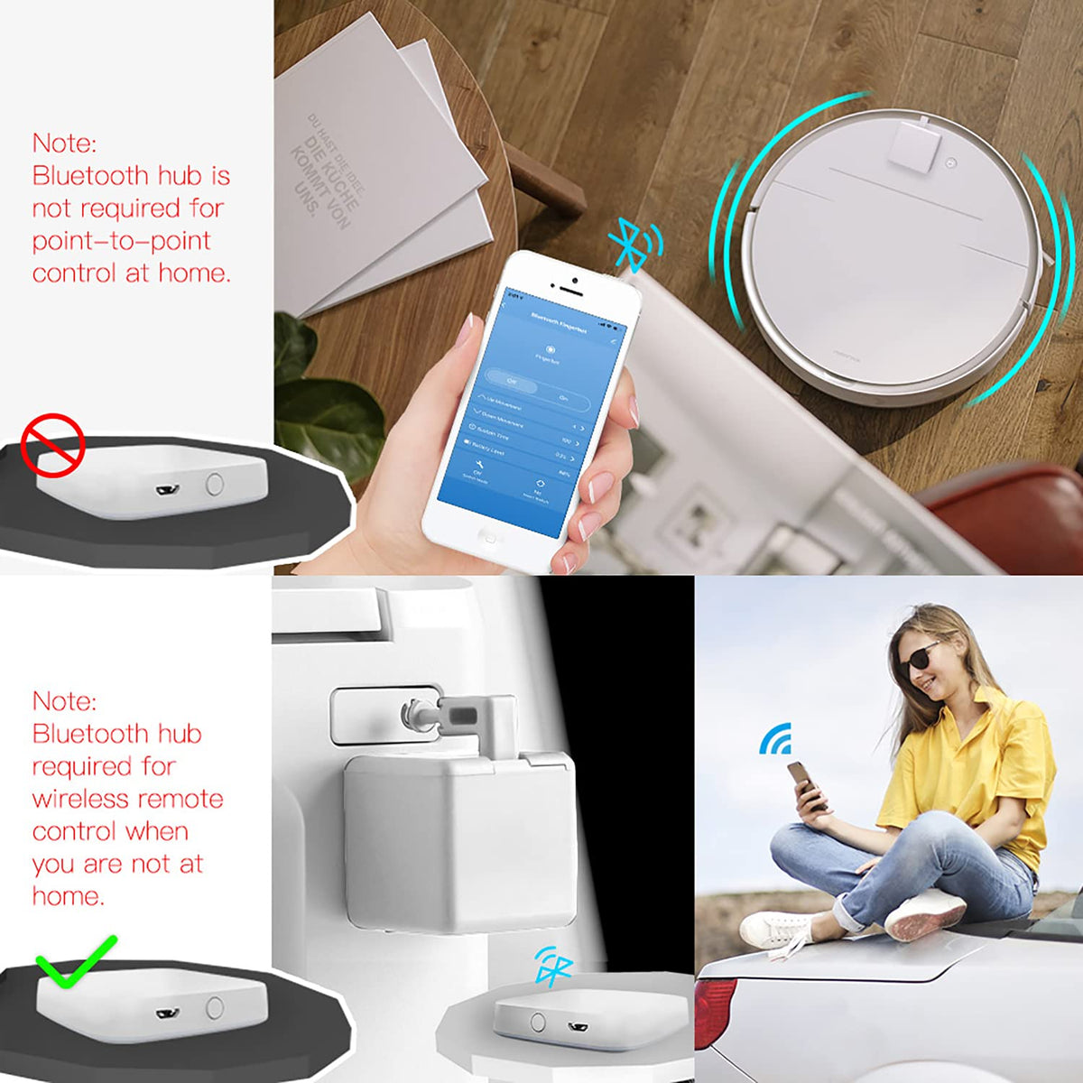 Smart Switch Button Pusher Wireless App or Timer Control No - SENCKIT Official Imagery - 5