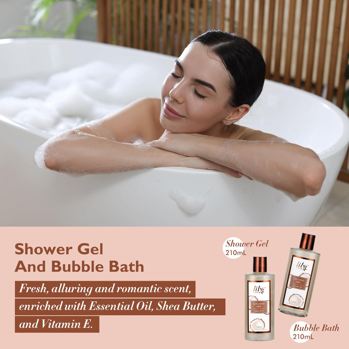 Mothers Day Gifts for Women 18Pcs Bath and Body Gift Basket - LILY ROY Official Imagery - 7