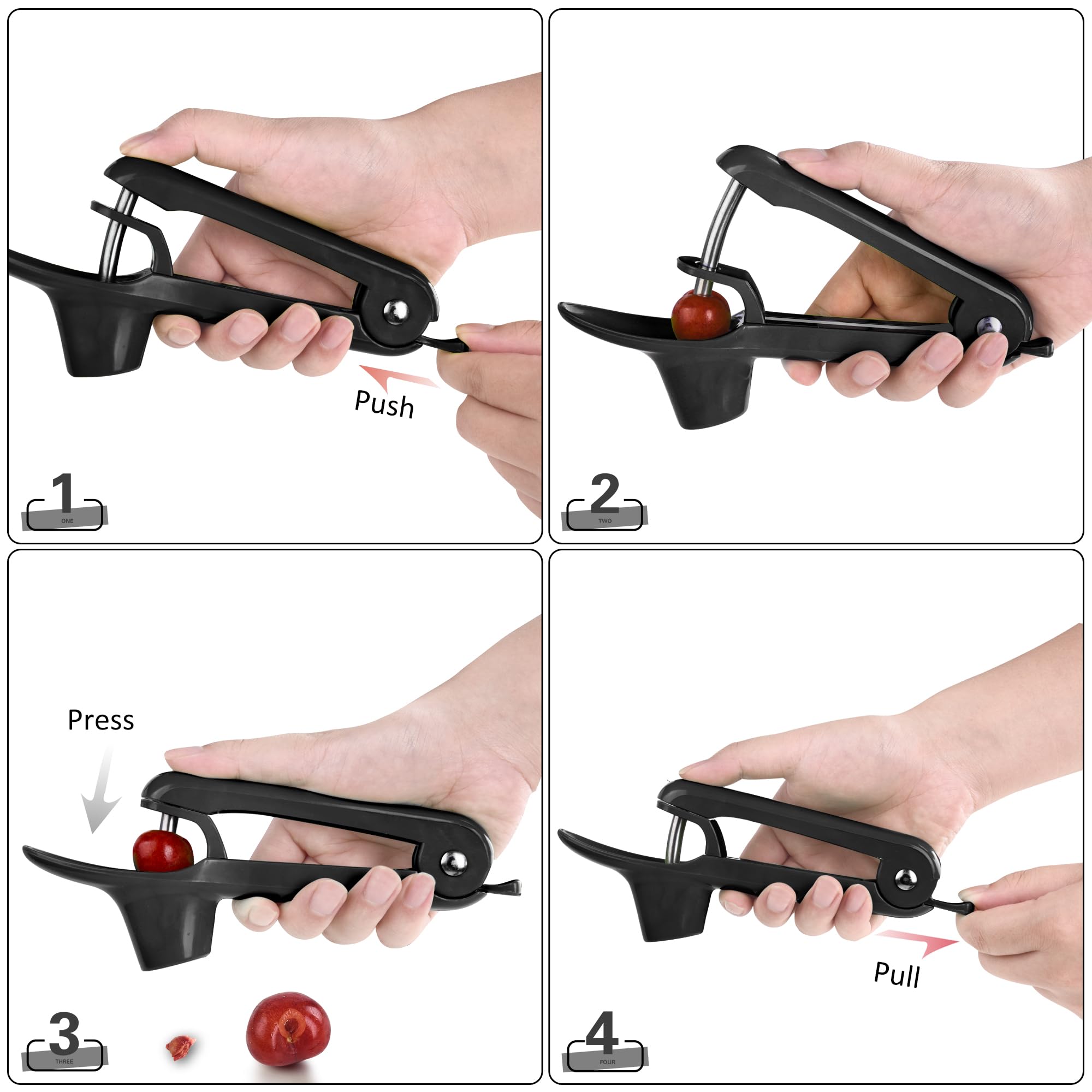 Cherry Pitter - UCMORX Stainless Steel Cherries Pitter Tool Cherr by UCMORX - Angle View 7