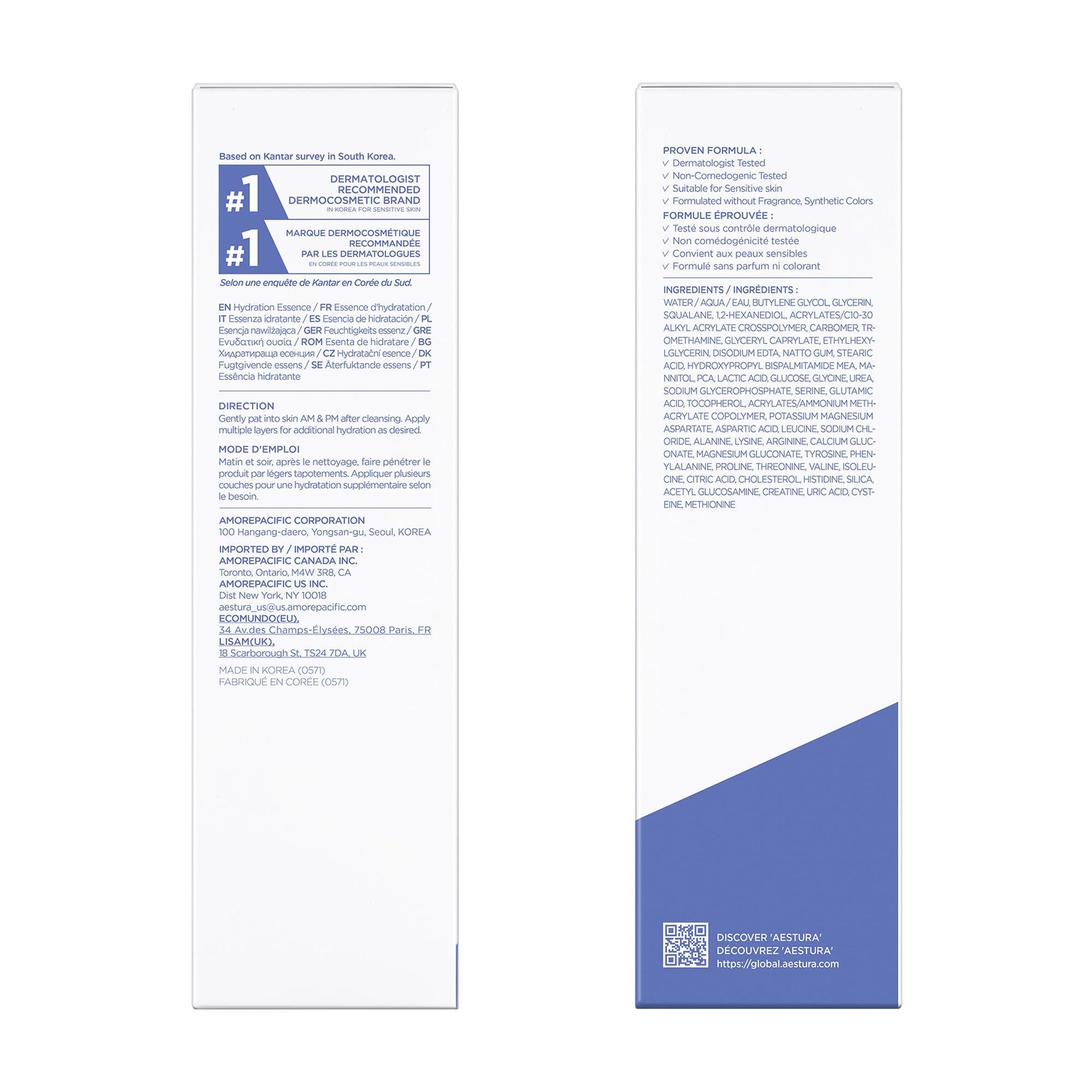 AESTURA ATOBARRIER365 Hydro Essence with Hydrating Amino Acids - AESTURA