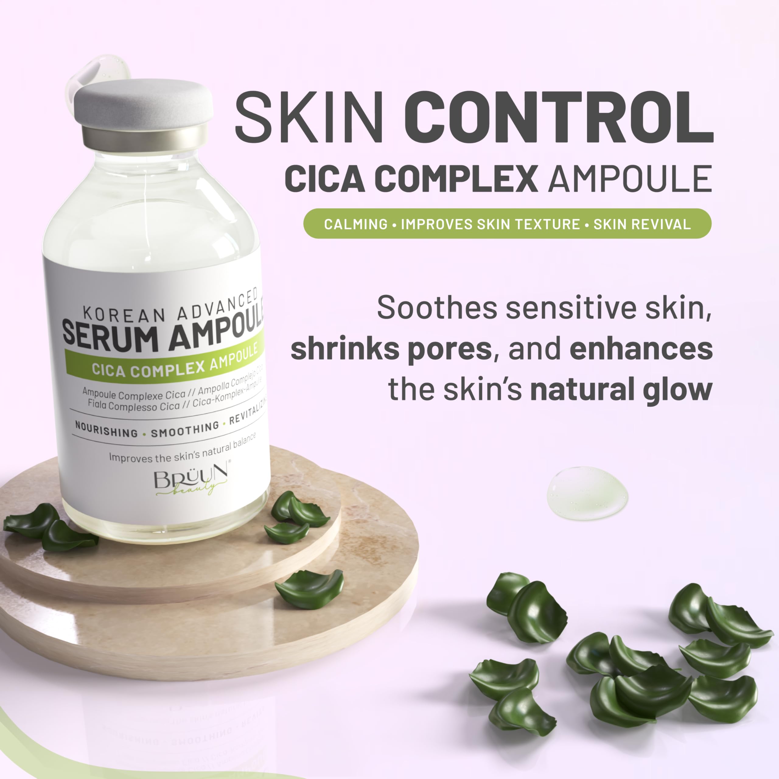 BR UN CICA Revival Complex Serum Ampoule Micro Needling - BRÜUN Official Imagery - 3
