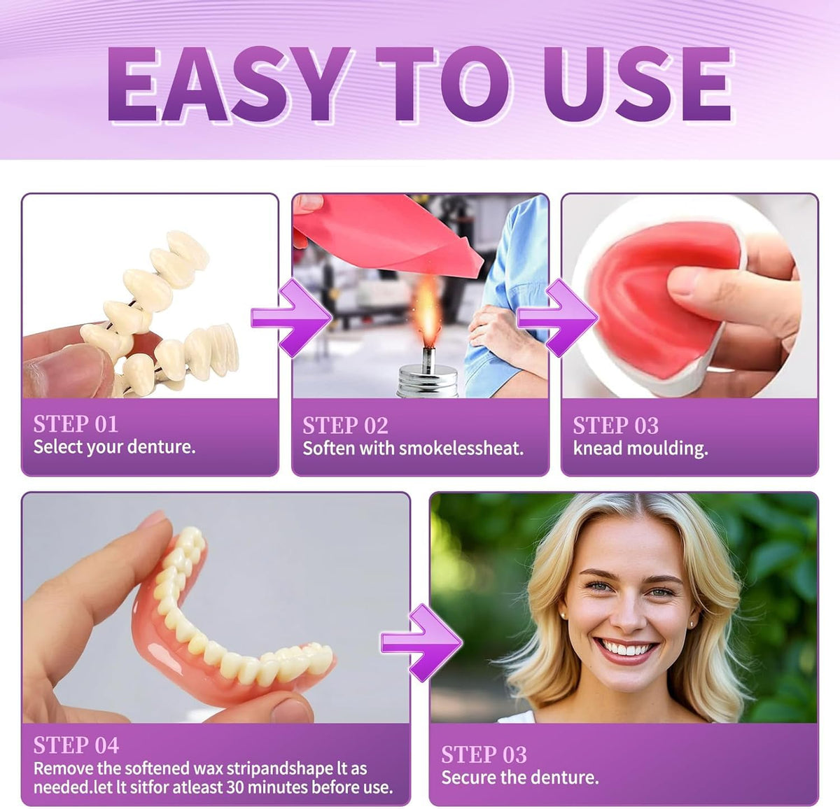 At Home DIY Denture Kit - unizoom Official Imagery - 8