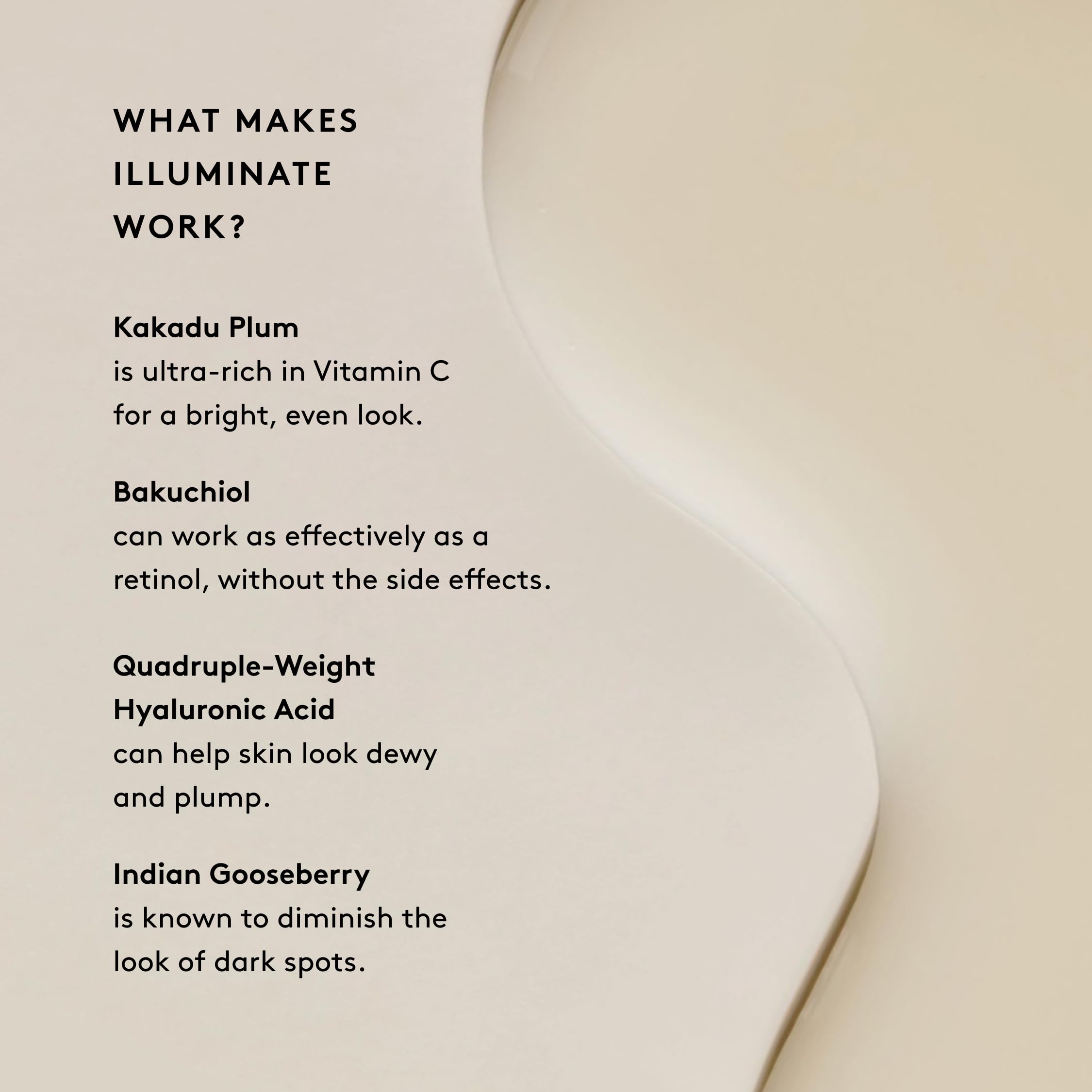 Naked & Thriving Illuminate BC+ Face Serum - Hyaluronic Acid & Vitamin C & Bakuchio - Naked & Thriving Official Product View 6