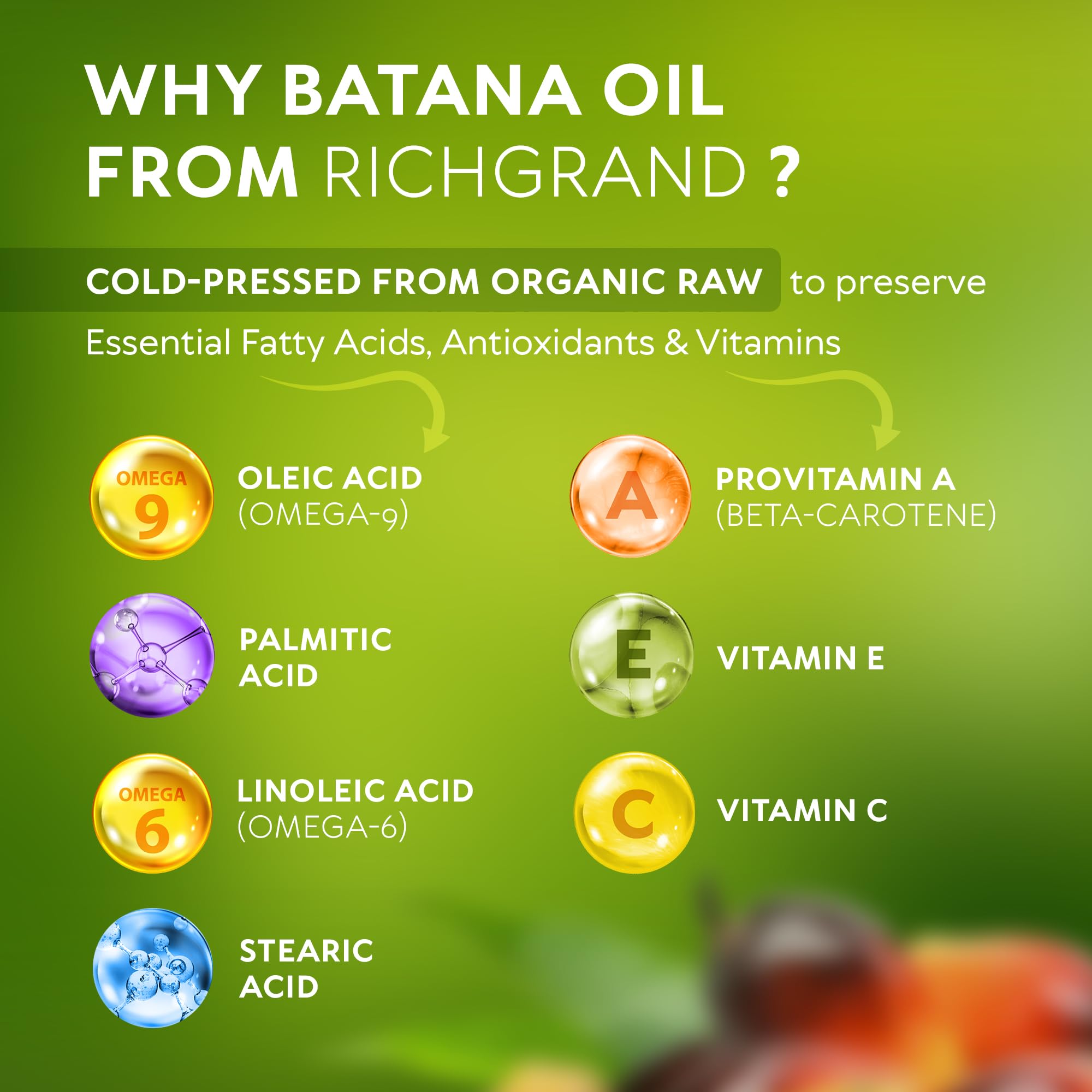 RICHGRAND Batana Oil for Hair Growth - 100% Raw & Organic Unrefined Batana Oi - RICHGRAND Official Product View 6