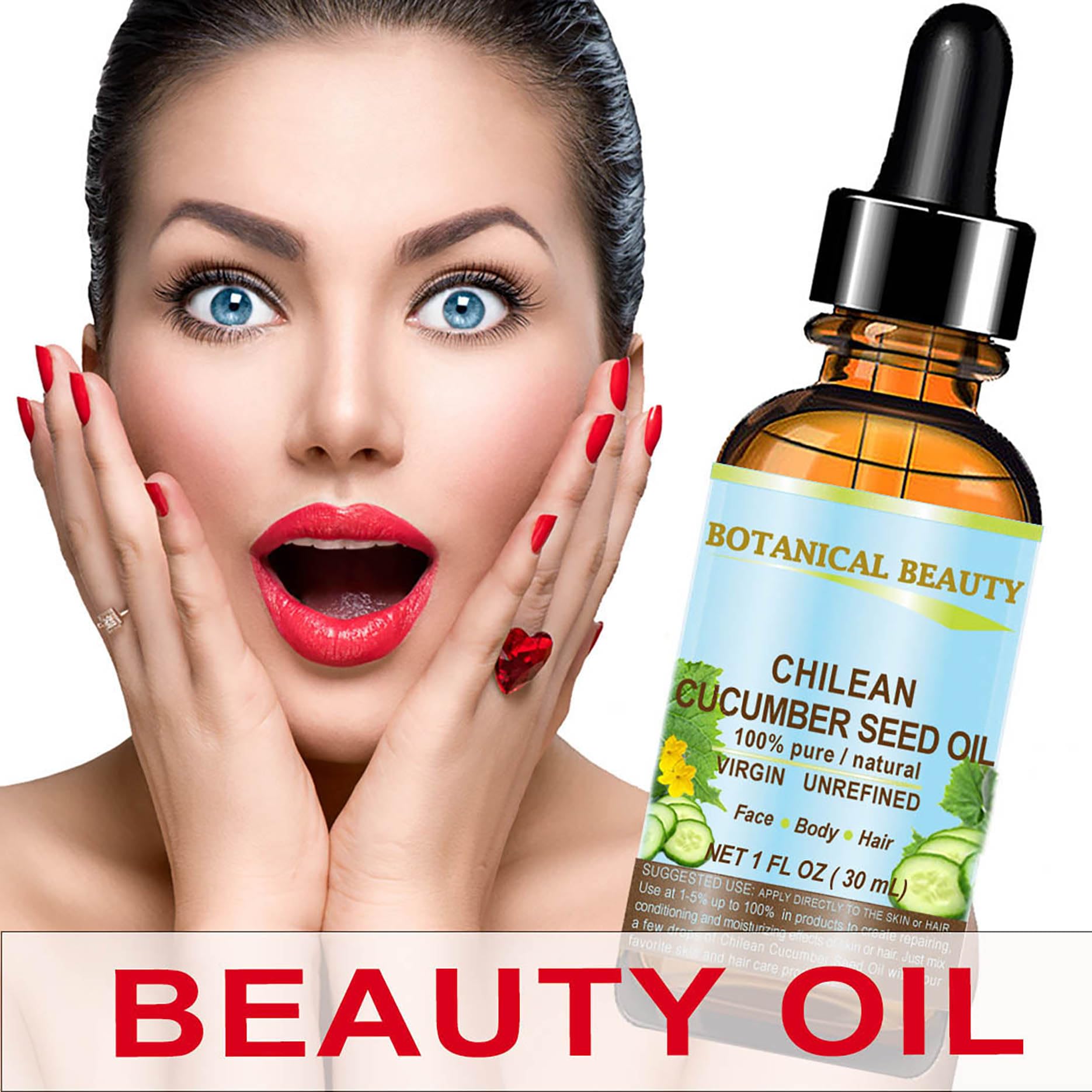 Botanical Beauty CUCUMBER SEED OIL 100% Pure Natural Virgin - Botanical Beauty