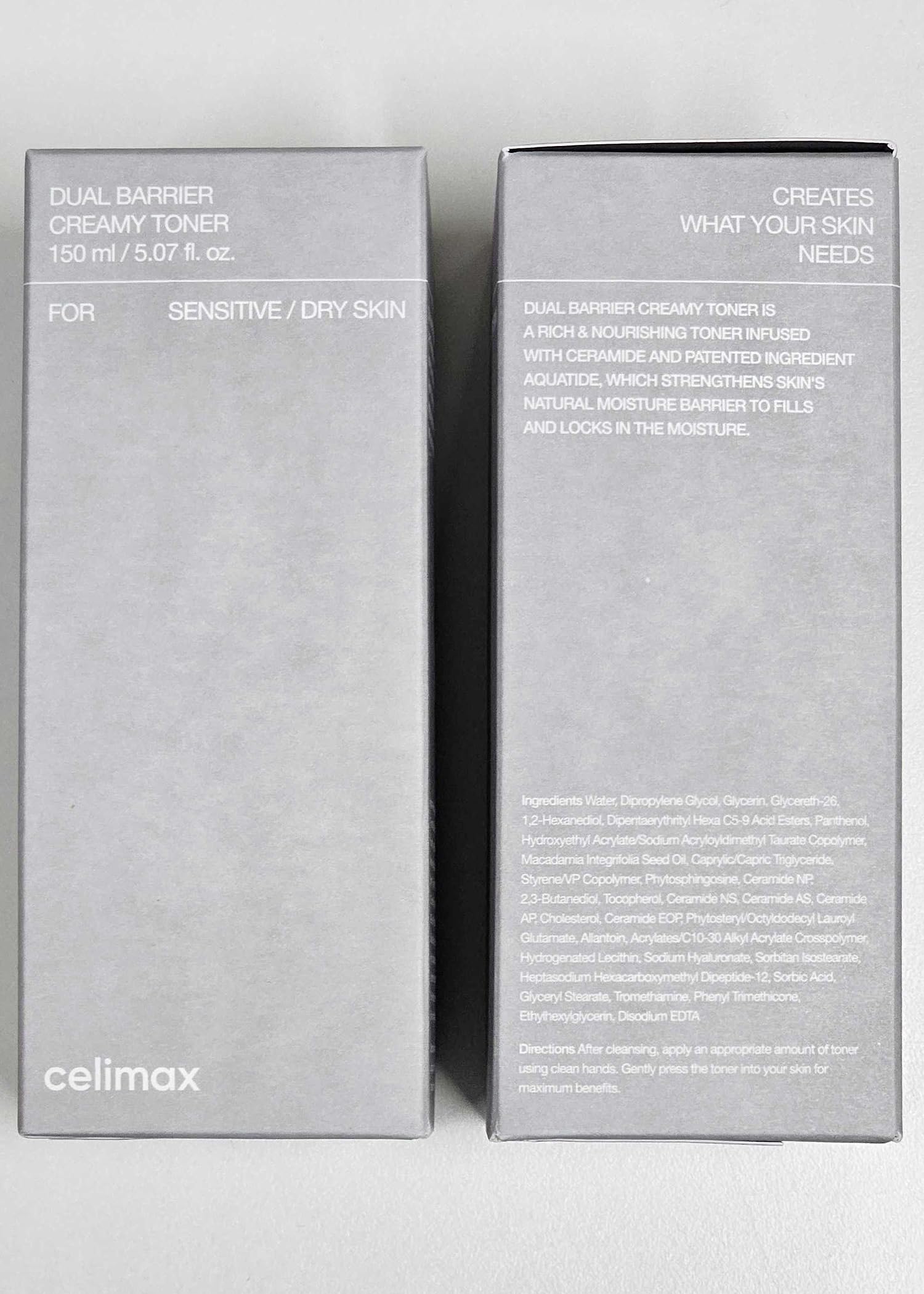 celimax Dual Barrier Creamy Toner, 5.07 fl.oz - celimax
