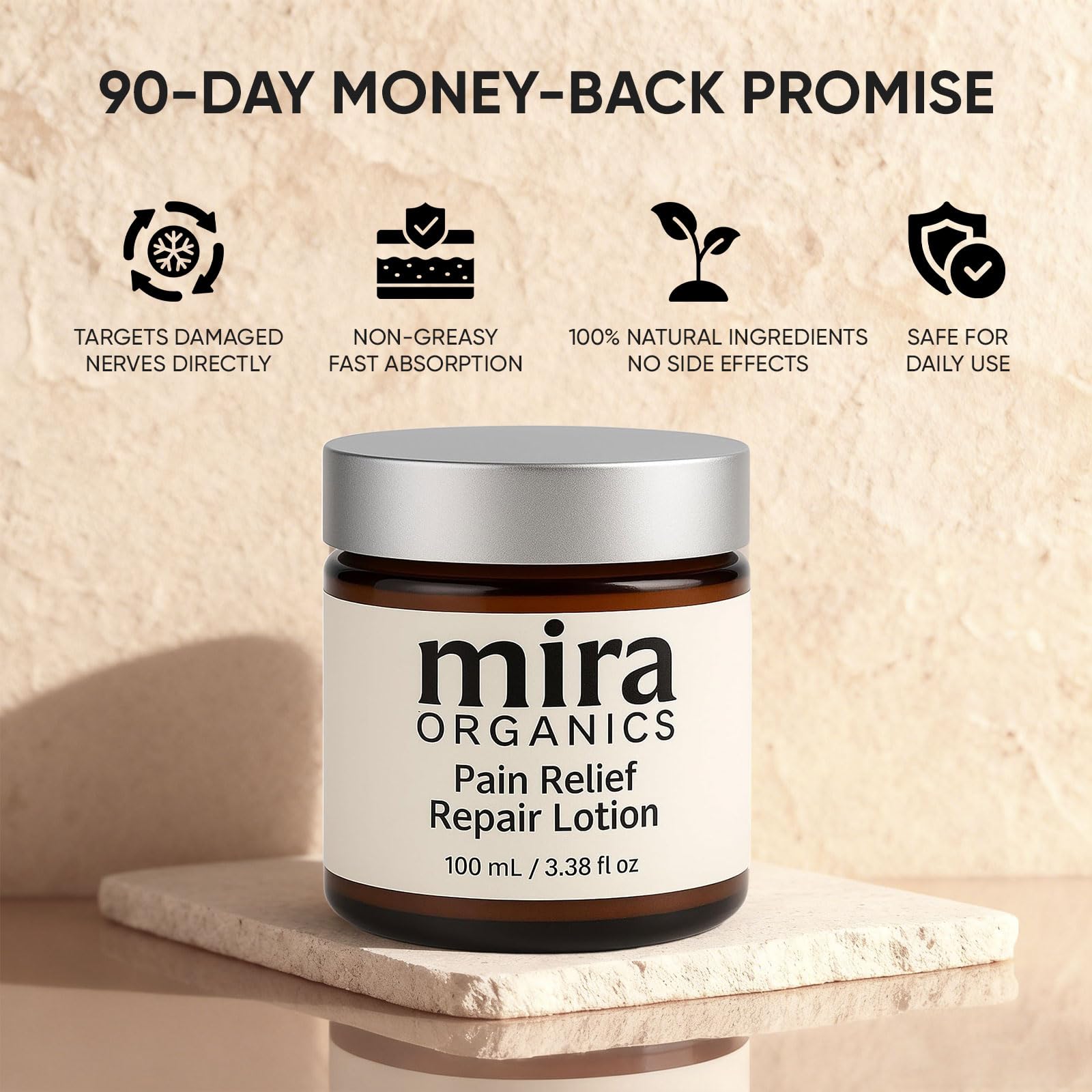 SDXJIOGE Mira Relief Body Lotion – Magnesium & Arnica 100mL