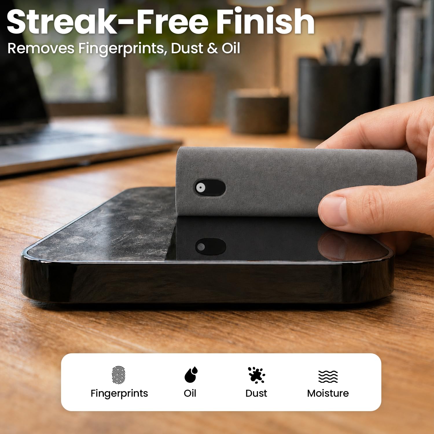 EVEO Car Screen Cleaner Spray and Wipe -2-in-1 iPad Accesories La by EVEO - Angle View 4