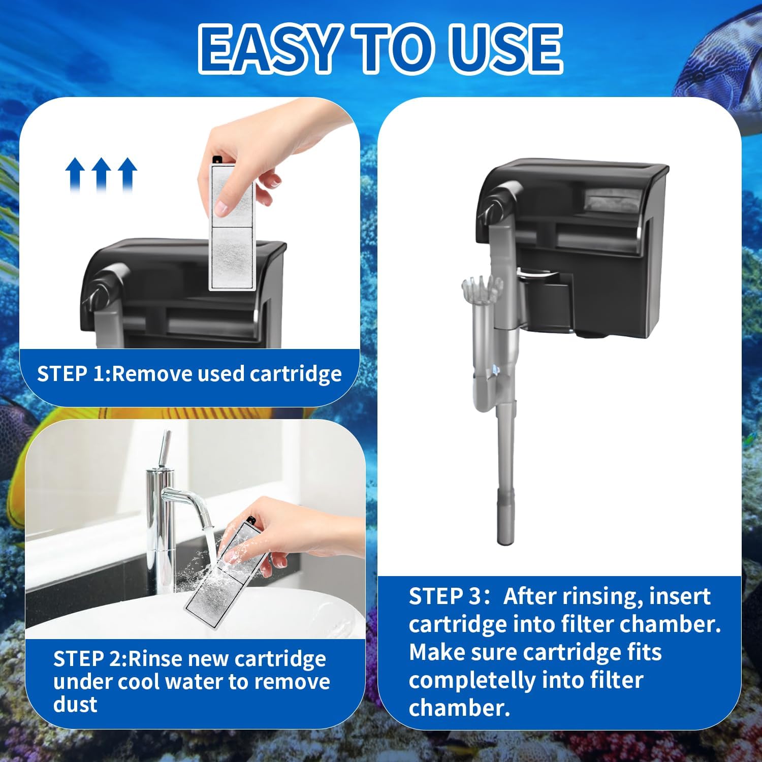 12-pack RF-L large retreat filter cartridges by Yoolight, compatible carbon cartridges for water filtration systems.