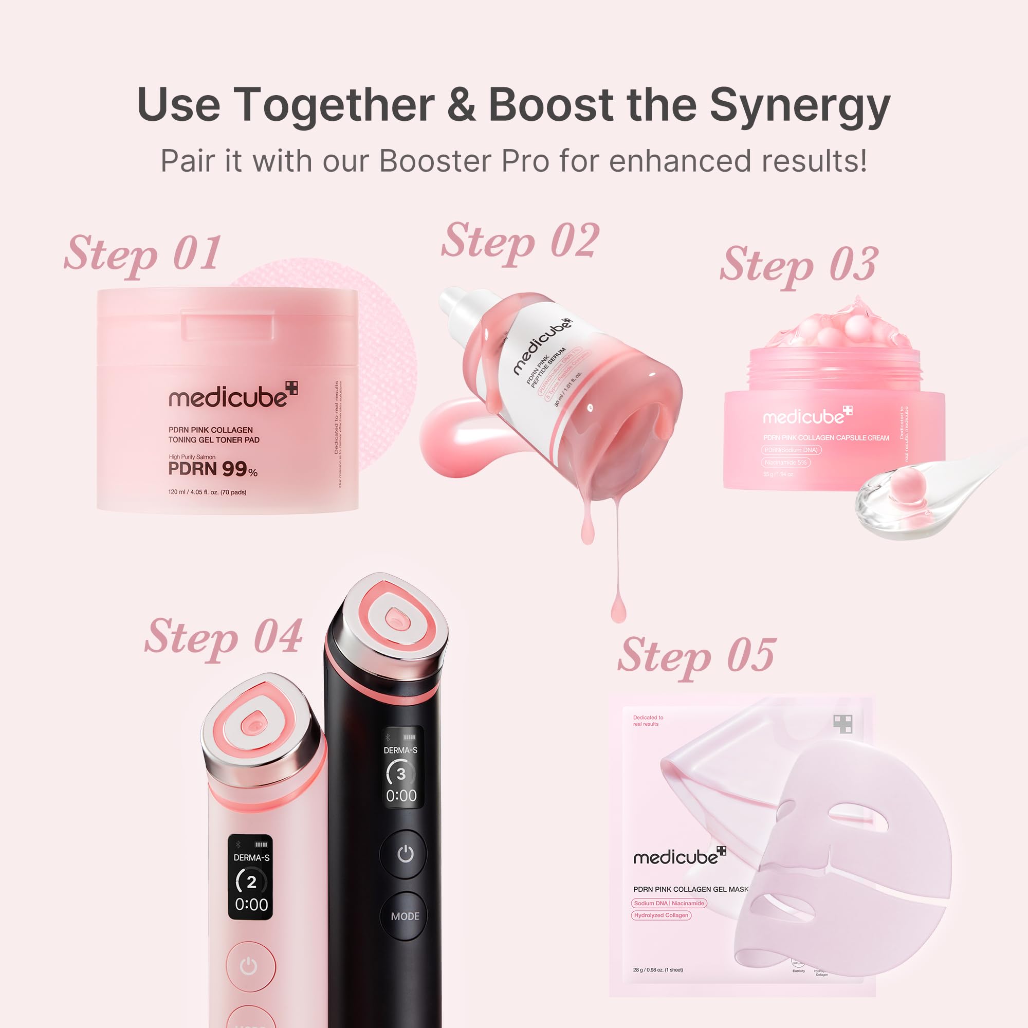 medicube PDRN Pink Peptide Serum with Salmon DNA - medicube Official Product View 8