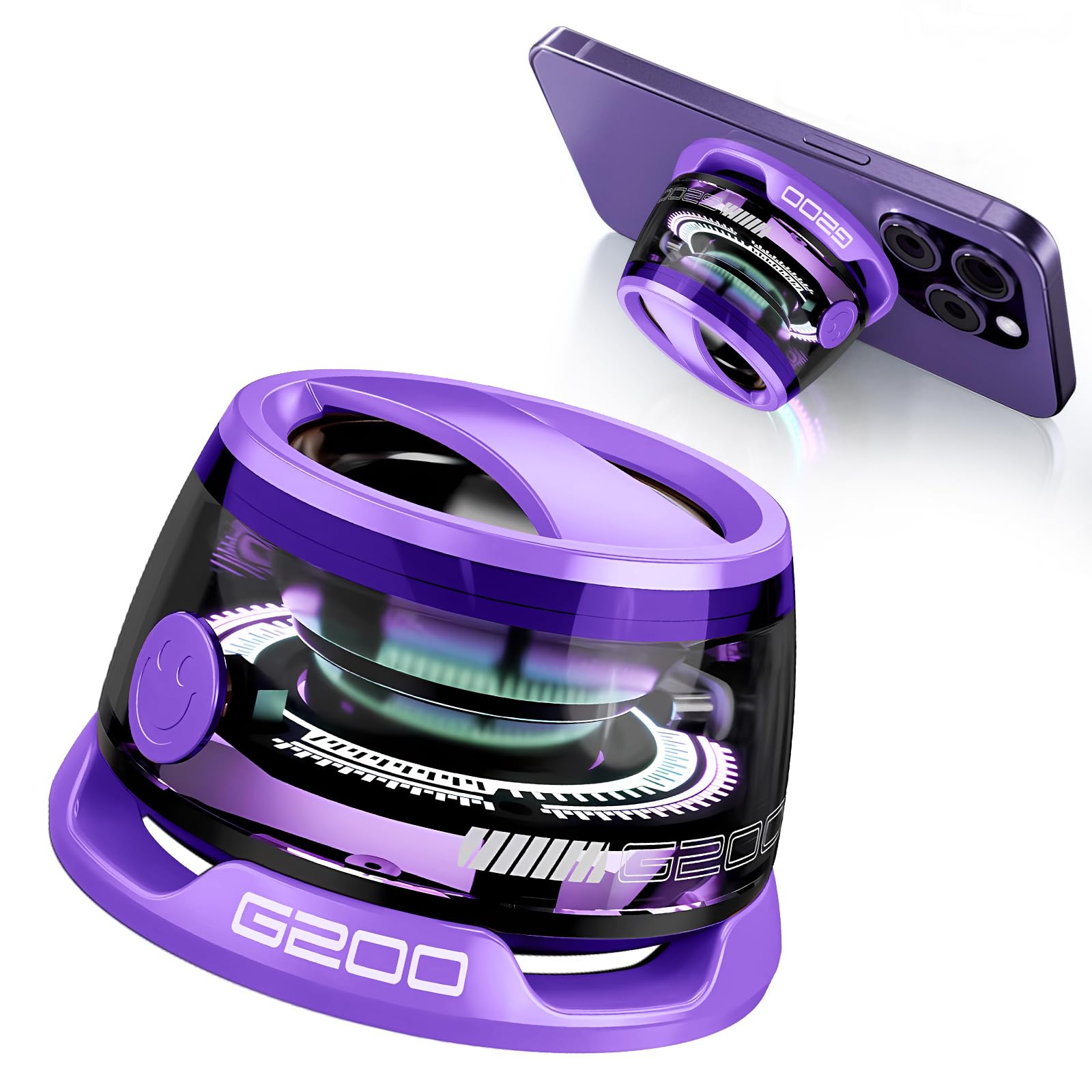 Magnetic Bluetooth Speaker - Portable Mini Speakers with RGB - Product Imagery