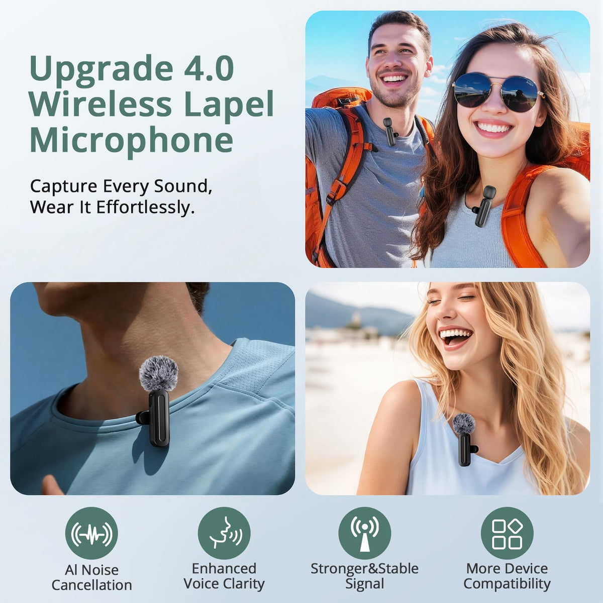 71 Auto Face Tracking Tripod for iPhone with 2 Lights 2 Mics - BRDOOGU Official Imagery - 4