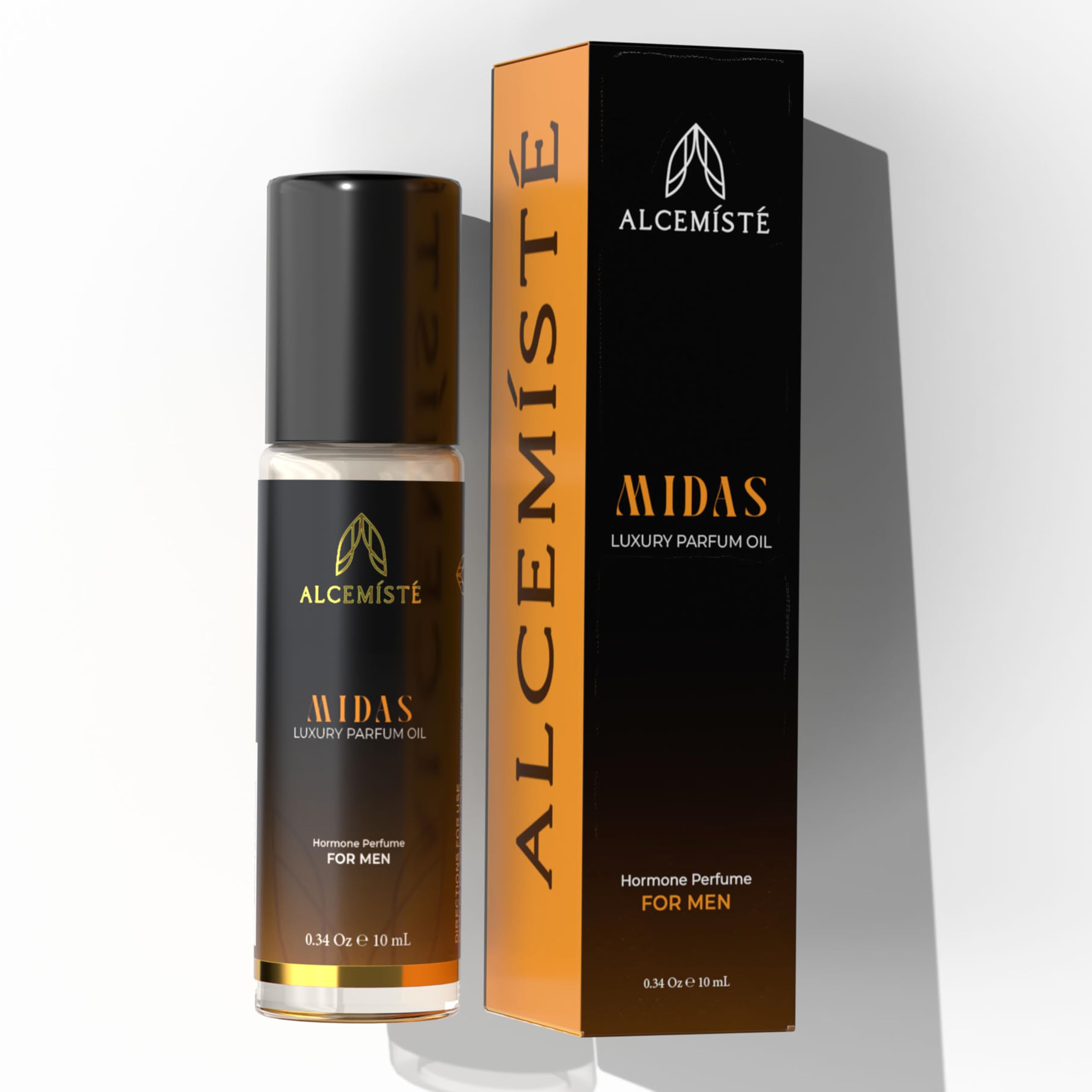 Concentrated Pheromone Cologne for Men – Oil-Based, Amber Wood & - Product Imagery