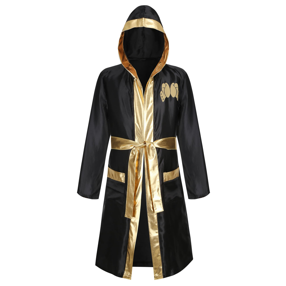 LMYOVE Men s Satin Boxing Robe Heavyweight Boxing Shorts - LMYOVE Official Imagery - 1