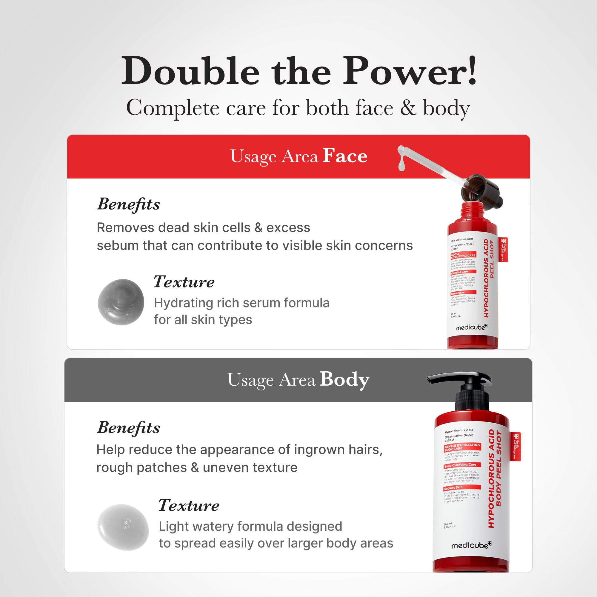 medicube Peel Shot with Hypochlorous Acid for Pores &amp; - medicube