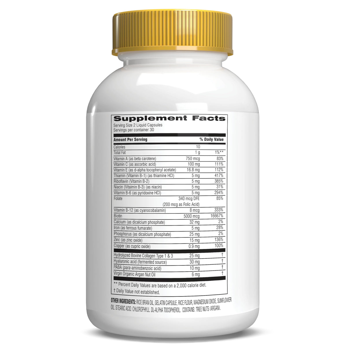 Botanic Choice Hair Skin Nails Vitamins with Biotin 60 - Botanic Choice Official Imagery - 3