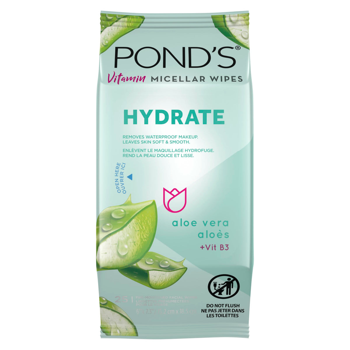 POND S Micellar Makeup Remover Wipes Removes Waterproof - POND'S Official Product Imagery - 2