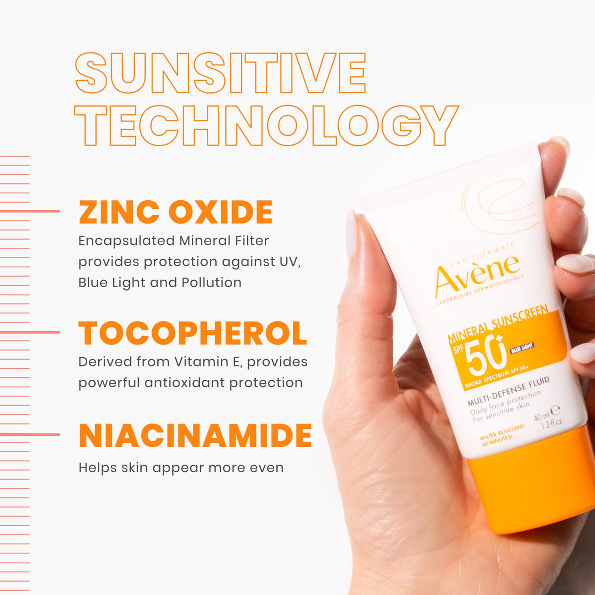 Av ne Mineral Sunscreen Multi Defense Fluid SPF 50 - Eau Thermale Avène Official Imagery - 6