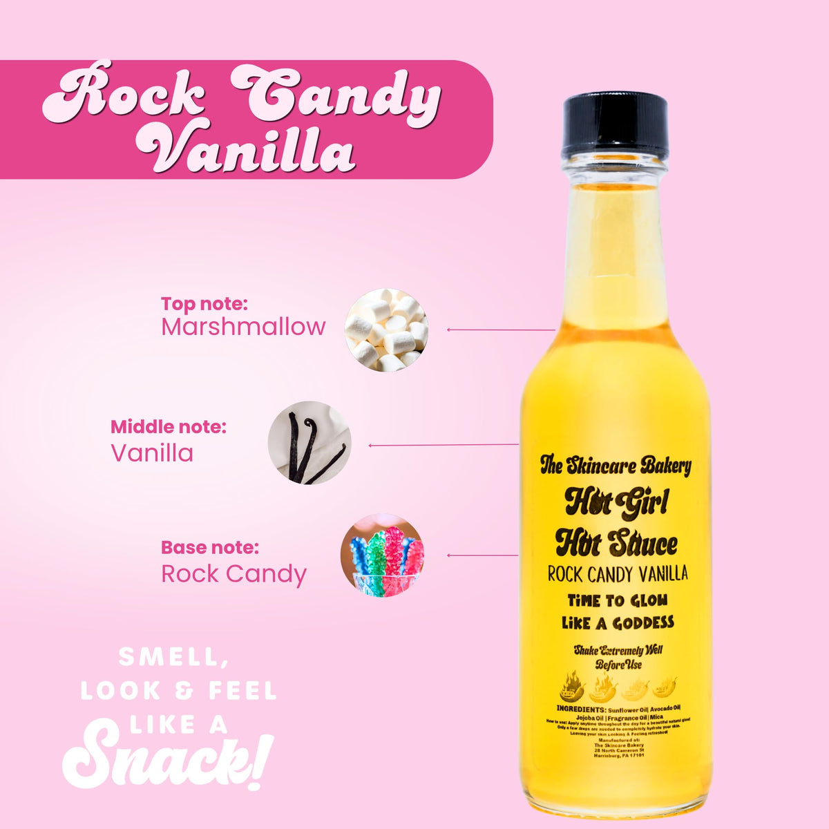The Skincare Bakery Viral Hot Girl Hot Sauce Body Oil - The Skincare Bakery Official Imagery - 3