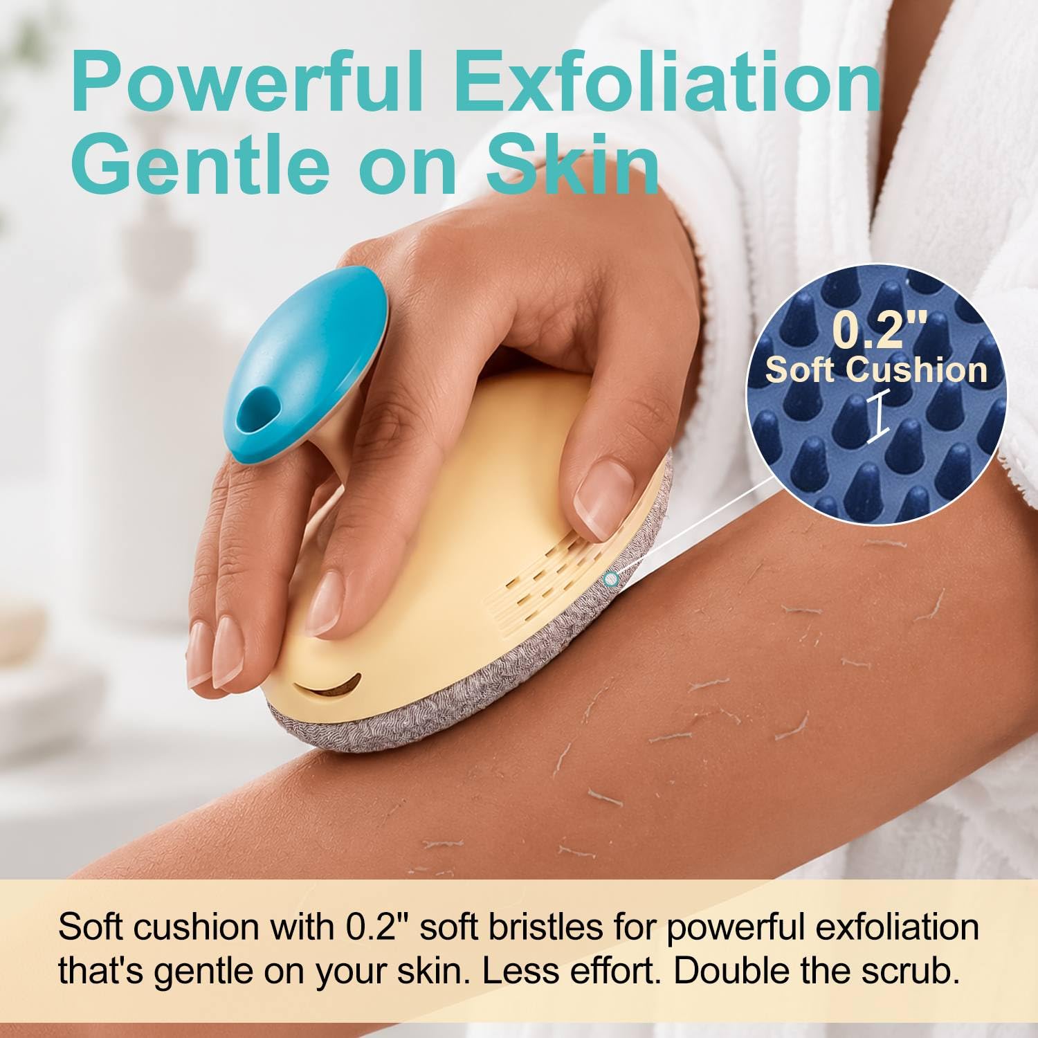 BUBBLEDANCE Body Scrubber – Replaces Exfoliating Glove, Deep Scrub - BUBBLEDANCE Official Product View 3