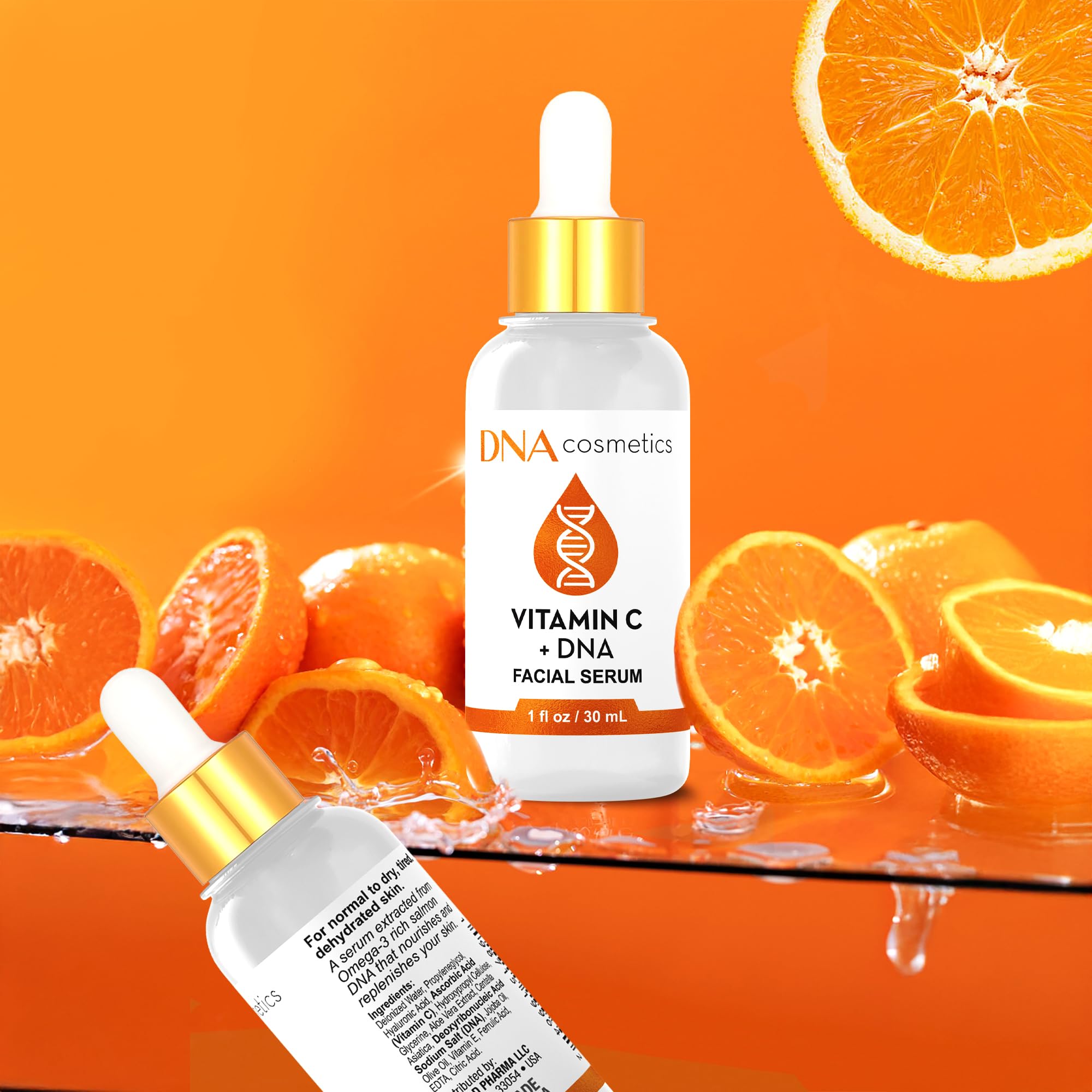 Vitamin C Face Serum with PDRN DNA Repair Technology – Vitamin - DNA Cosmetics