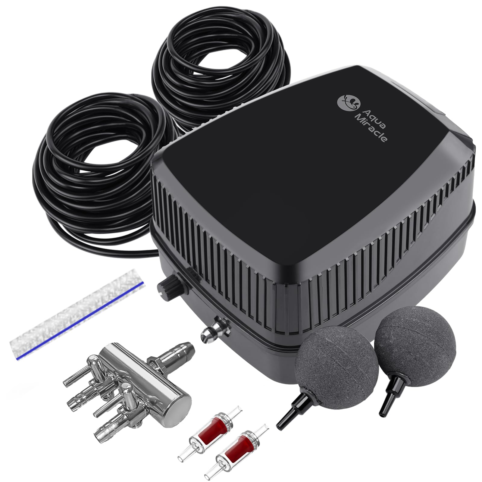 AquaMiracle All-in-One Koi Pond Aerator for Outdoor Ponds up to 1 - AquaMiracle Official Product View 1