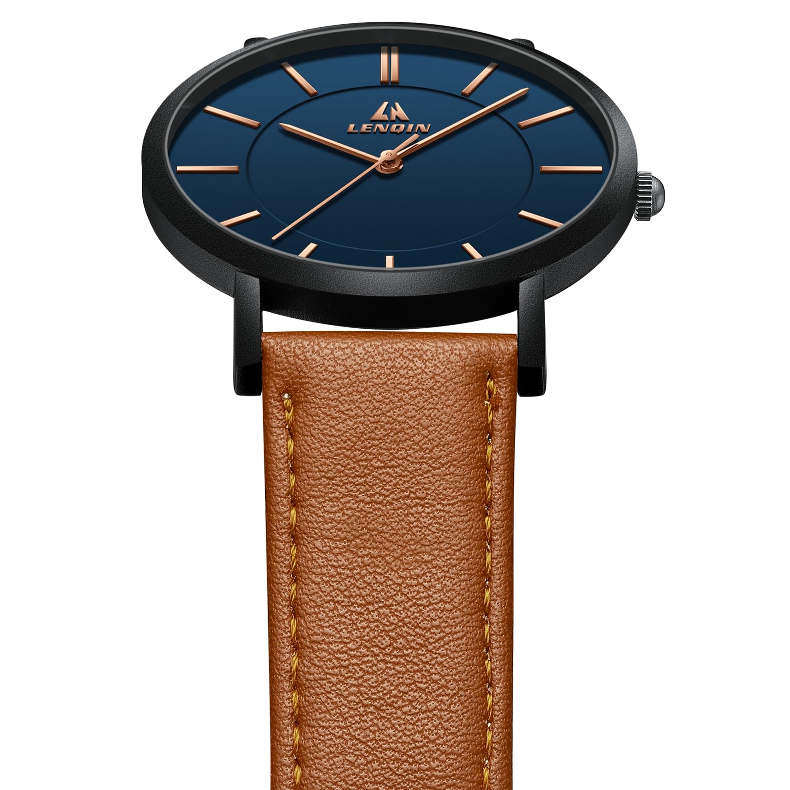 LN LENQIN Mens Watches Waterproof Stainless Steel Watch for Men - View 6