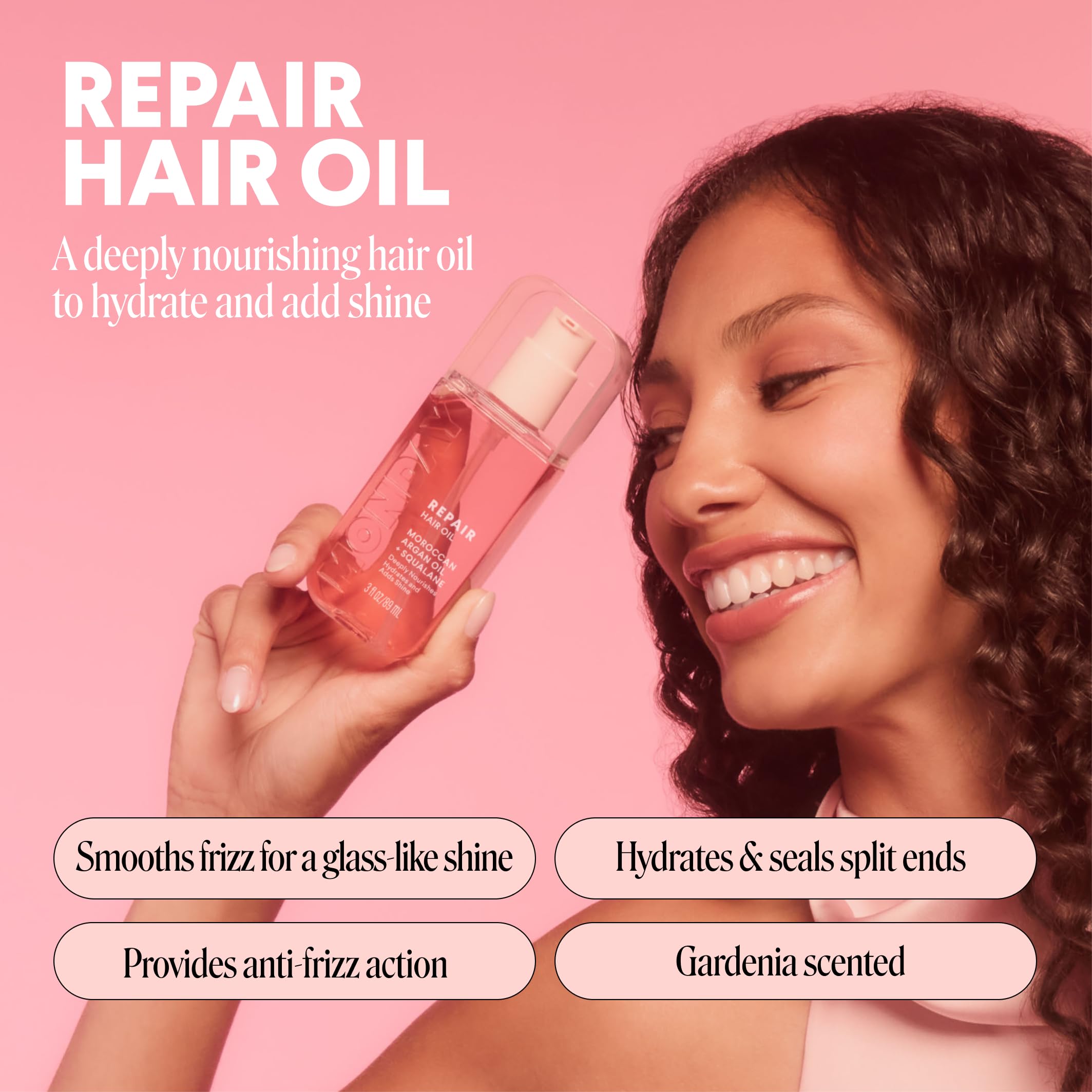 MONDAY HAIRCARE REPAIR Hair Oil with Moroccan Argan Oil & Squalane – , Deeply - MONDAY HAIRCARE Official Product View 3