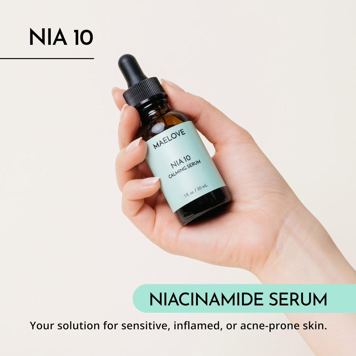 MAELOVE NIA 10 Niacinamide Serum - MAELOVE Official Imagery - 3