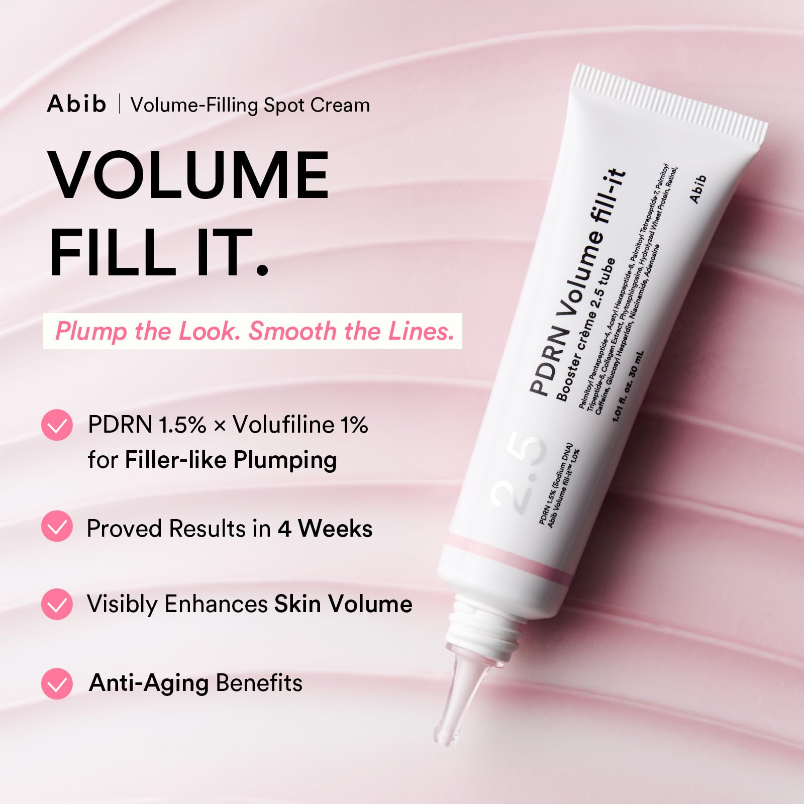 Abib PDRN Volume fill-it Booster Cream 2.5 tube - Abib