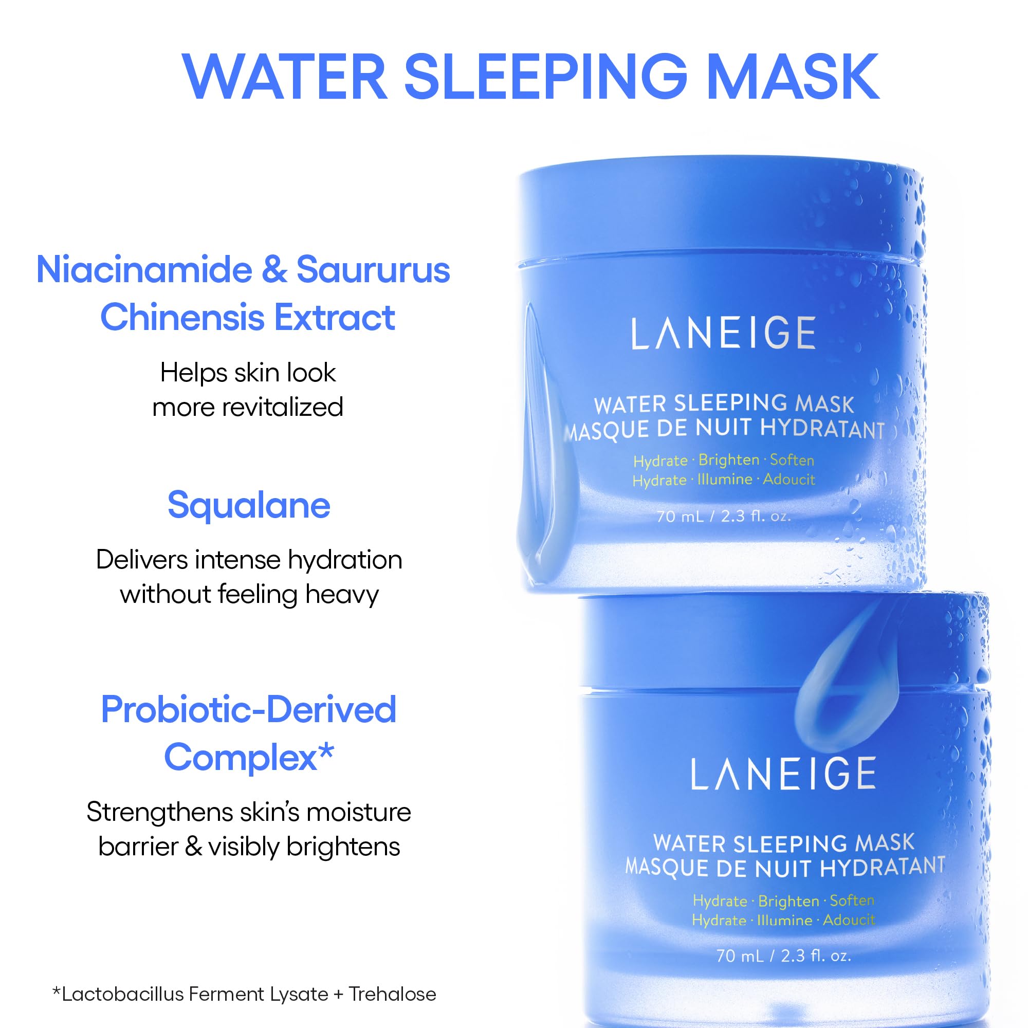 LANEIGE Water Bank Blue Hyaluronic Cream Moisturizer: Hydrating - Generic