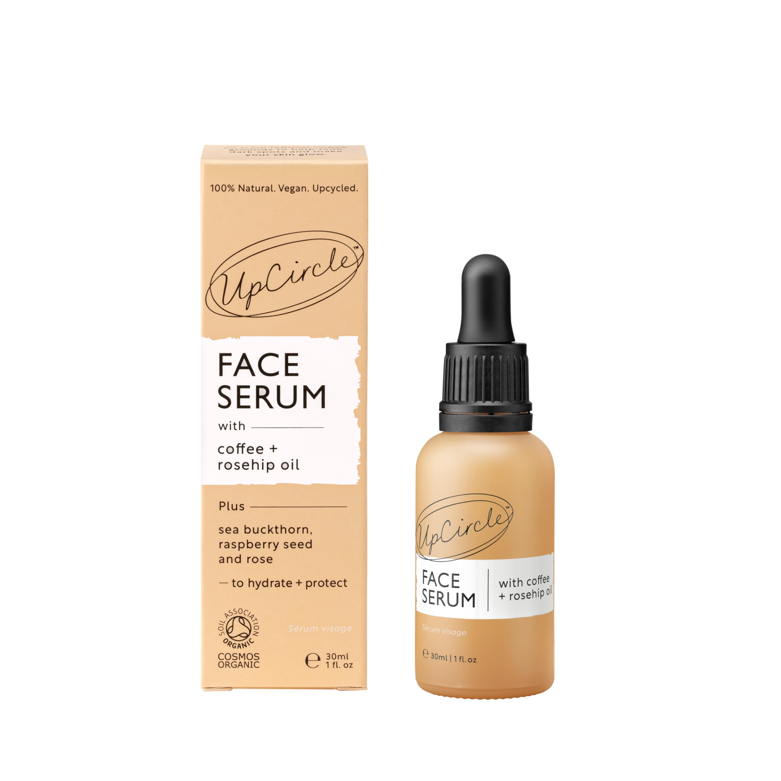 UpCircle Organic Face Serum With Coffee Oil - Vitamin C & Rosehip Oil Fades Dark Spo - UPCIRCLE Official Product View 4