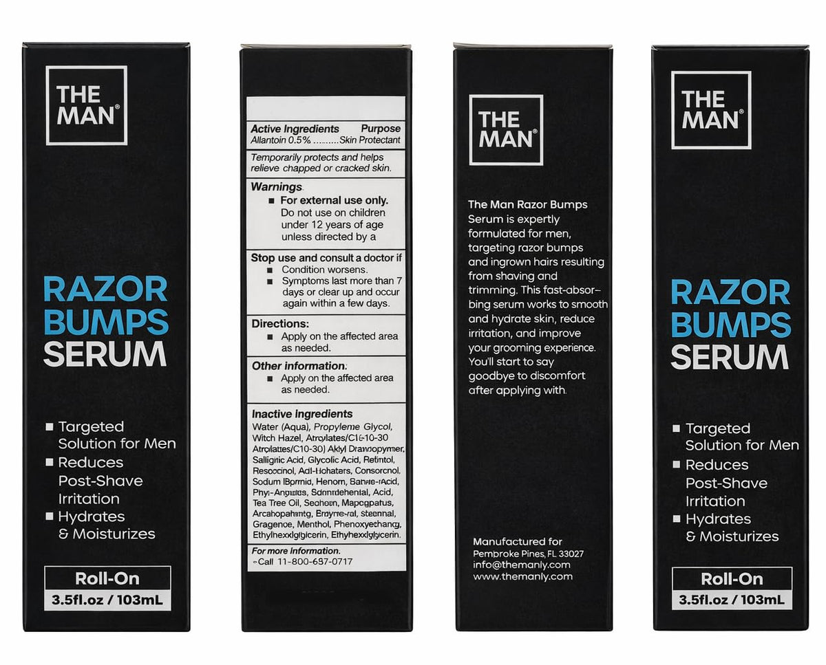 The Man Razor Bumps Serum - Vanibiss Official Imagery - 7