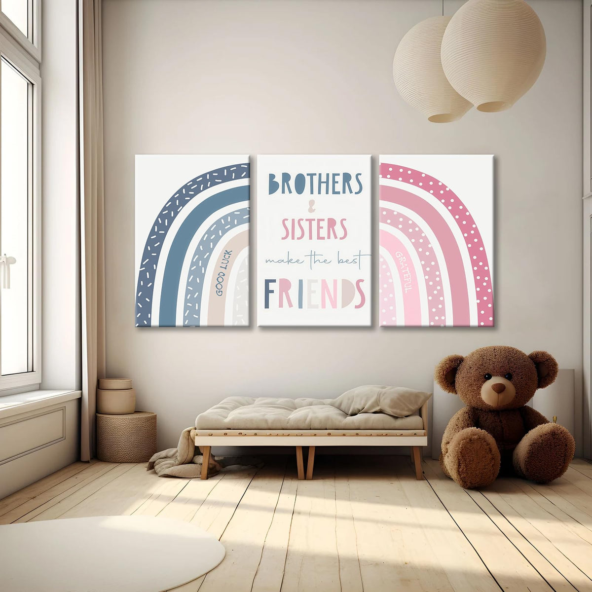 3Pcs framed Rainbow Wall Art Poster Prints Personalized - QKYKISS Official Imagery - 5