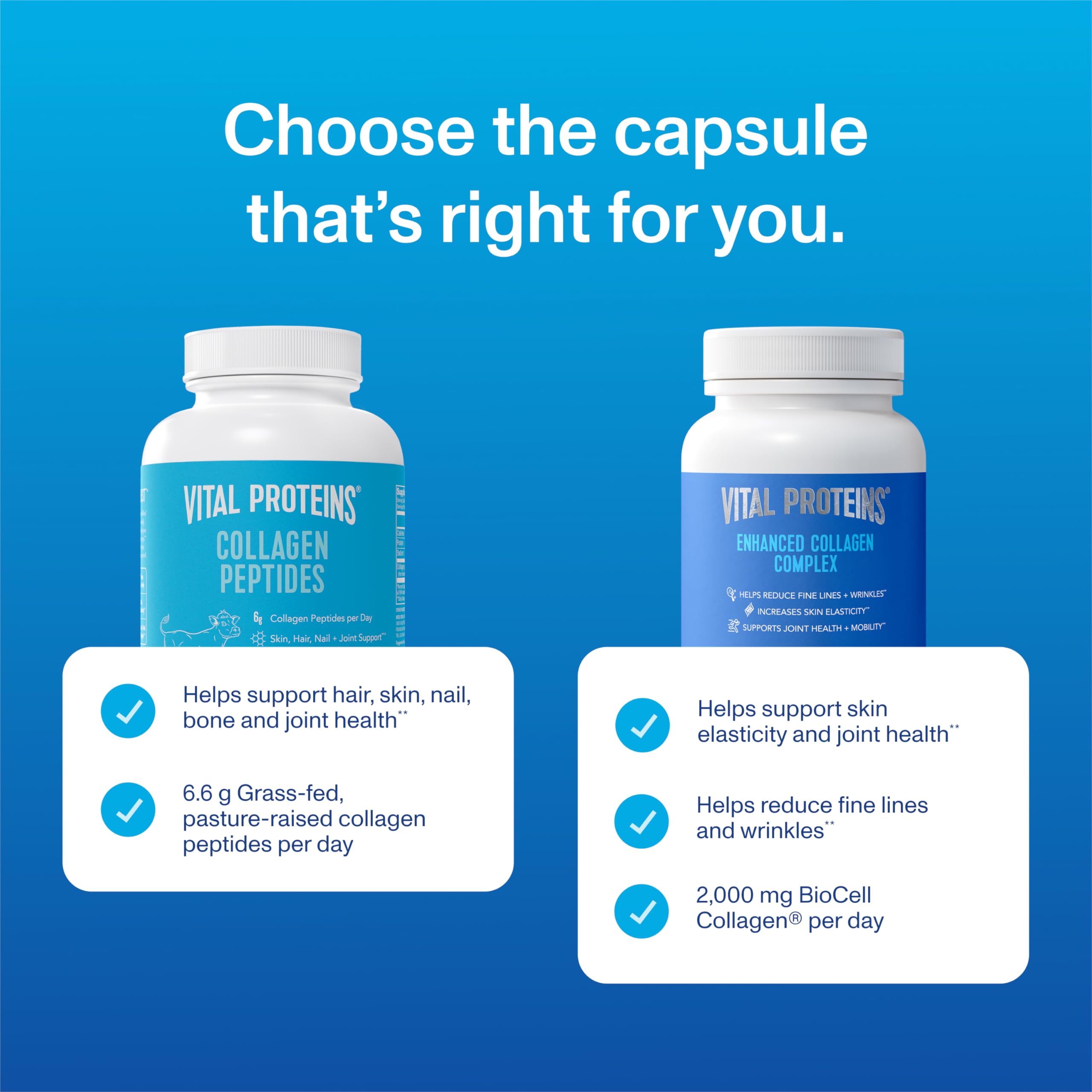 Vital Proteins Enhanced Collagen Complex 60 Capsules - Vital Proteins Official Imagery - 4