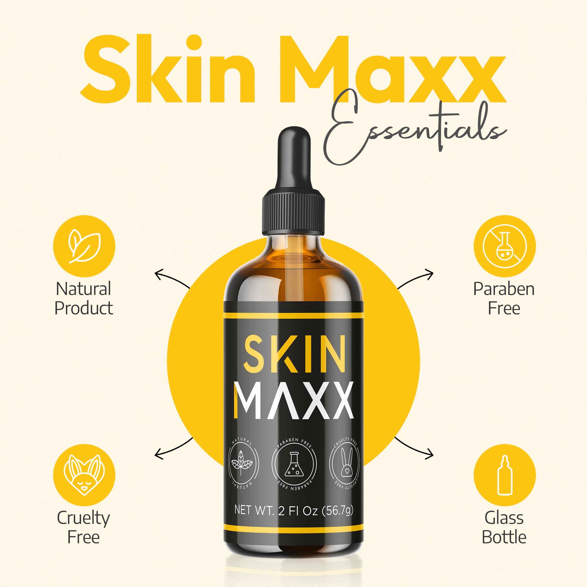 Skin Maxx Organic Castor Oil, Rosehip Oil & Black Seed Oil for Face - Anti - Skin Maxx Official Product View 7