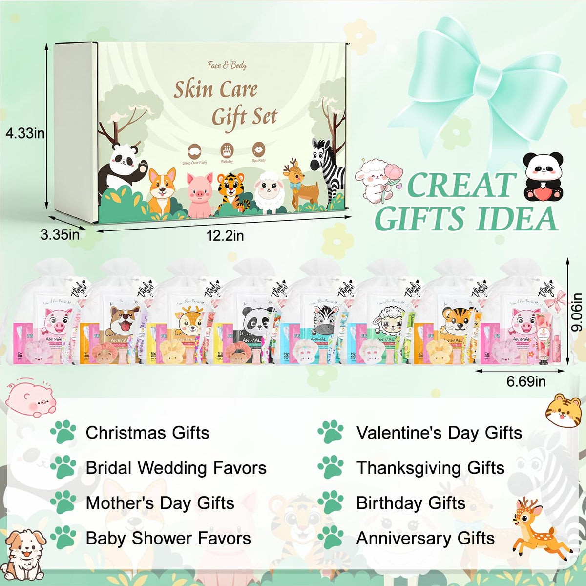 160 Pcs Bulk Gifts For Women Spa Party Supplies Include Face - YUEONEWIN Official Imagery - 3