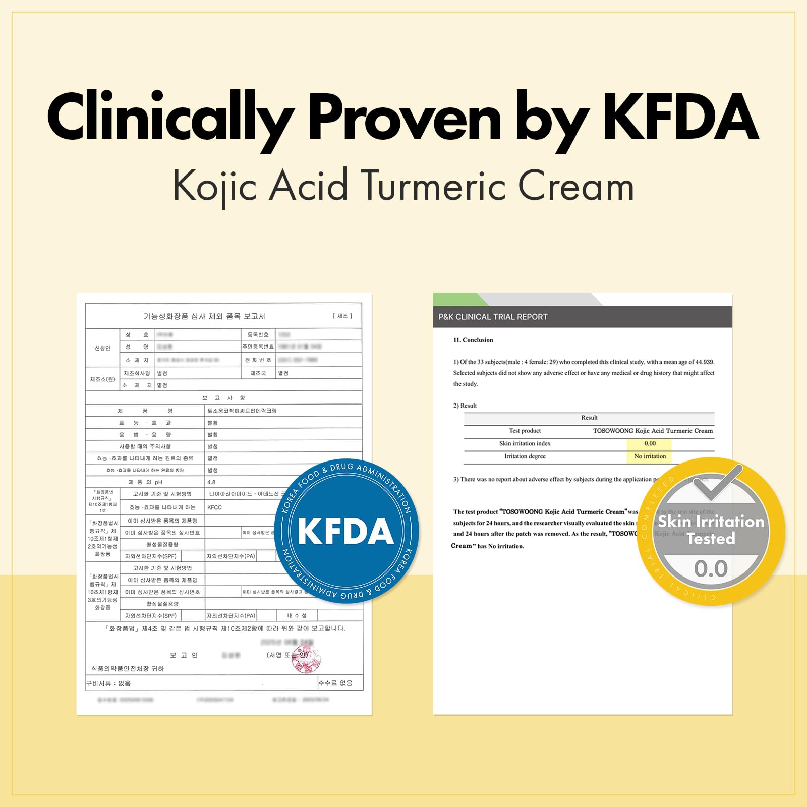 TOSOWOONG Kojic Acid Turmeric Cream for Dark Spots &amp; - TOSOWOONG